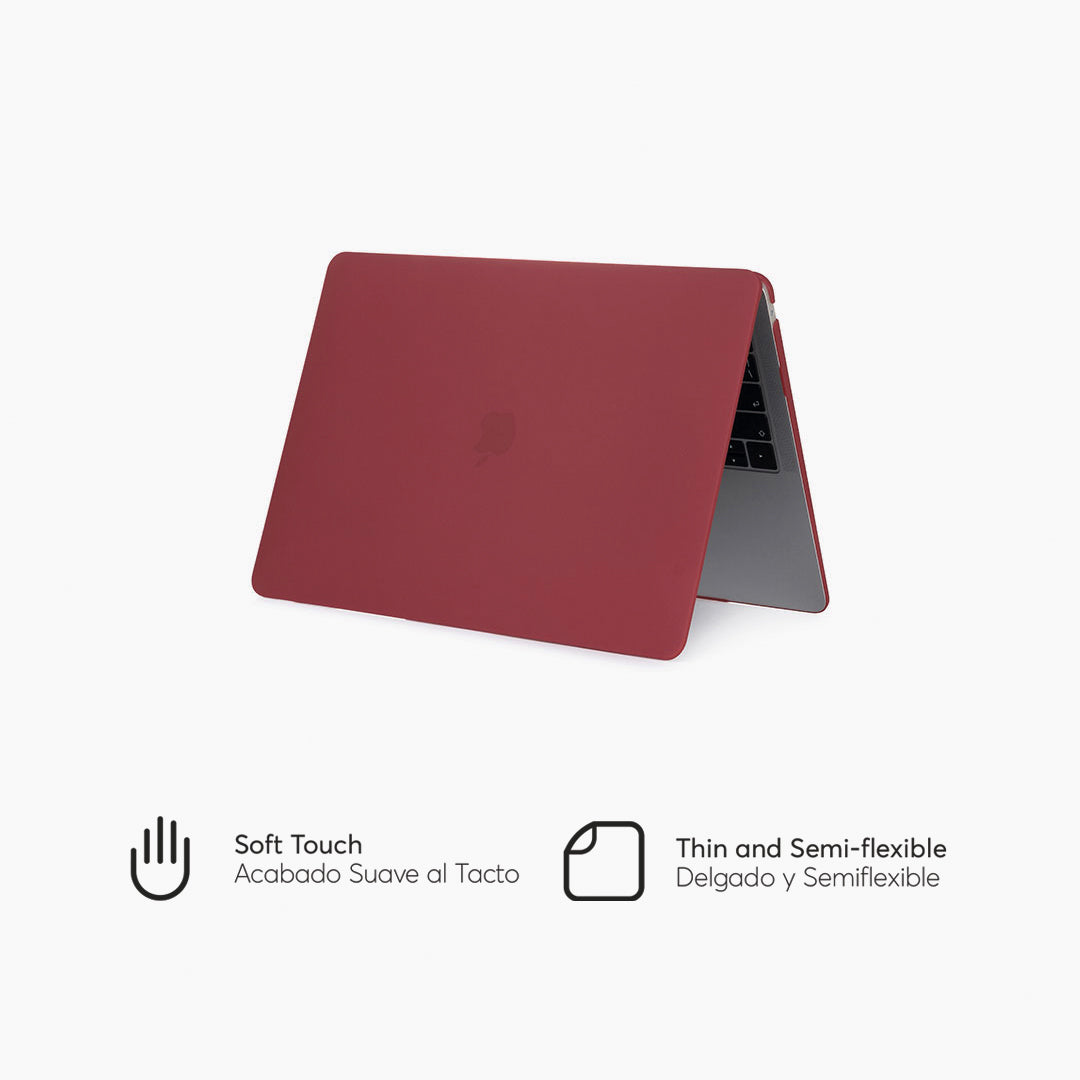 HardCase para MacBook Air Retina 13-inch 2020 M1 Chip Lateral Color Rojo cereza