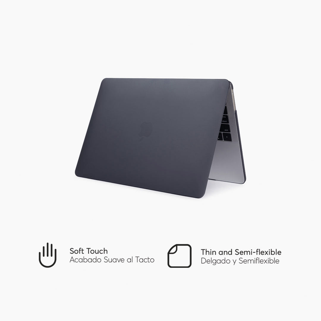 HardCase para MacBook Pro 13-inch 2020 M2 M1 Chip Lateral Color Negro