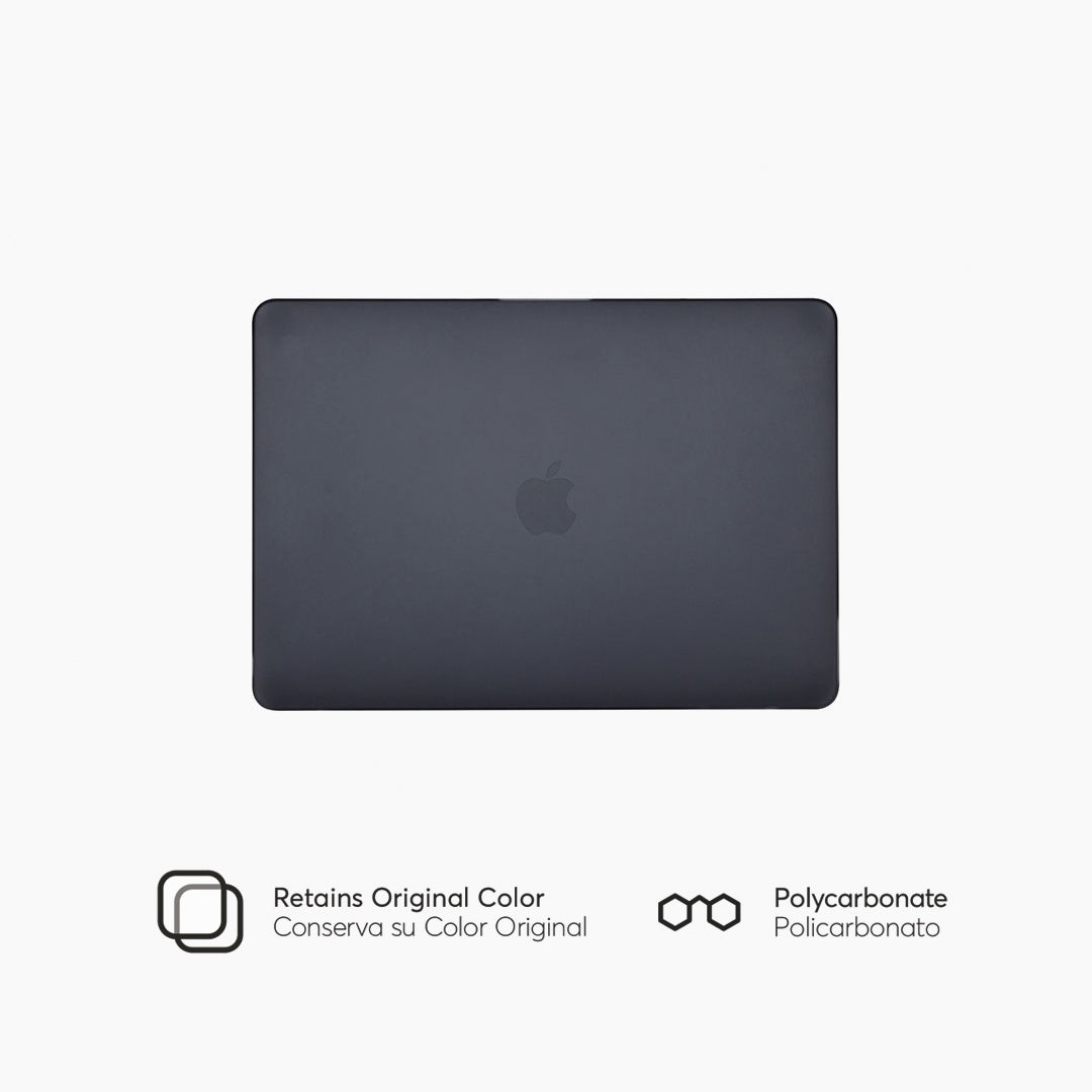 HardCase para MacBook Pro 13-inch 2020 M2 M1 Chip Superior Color Negro
