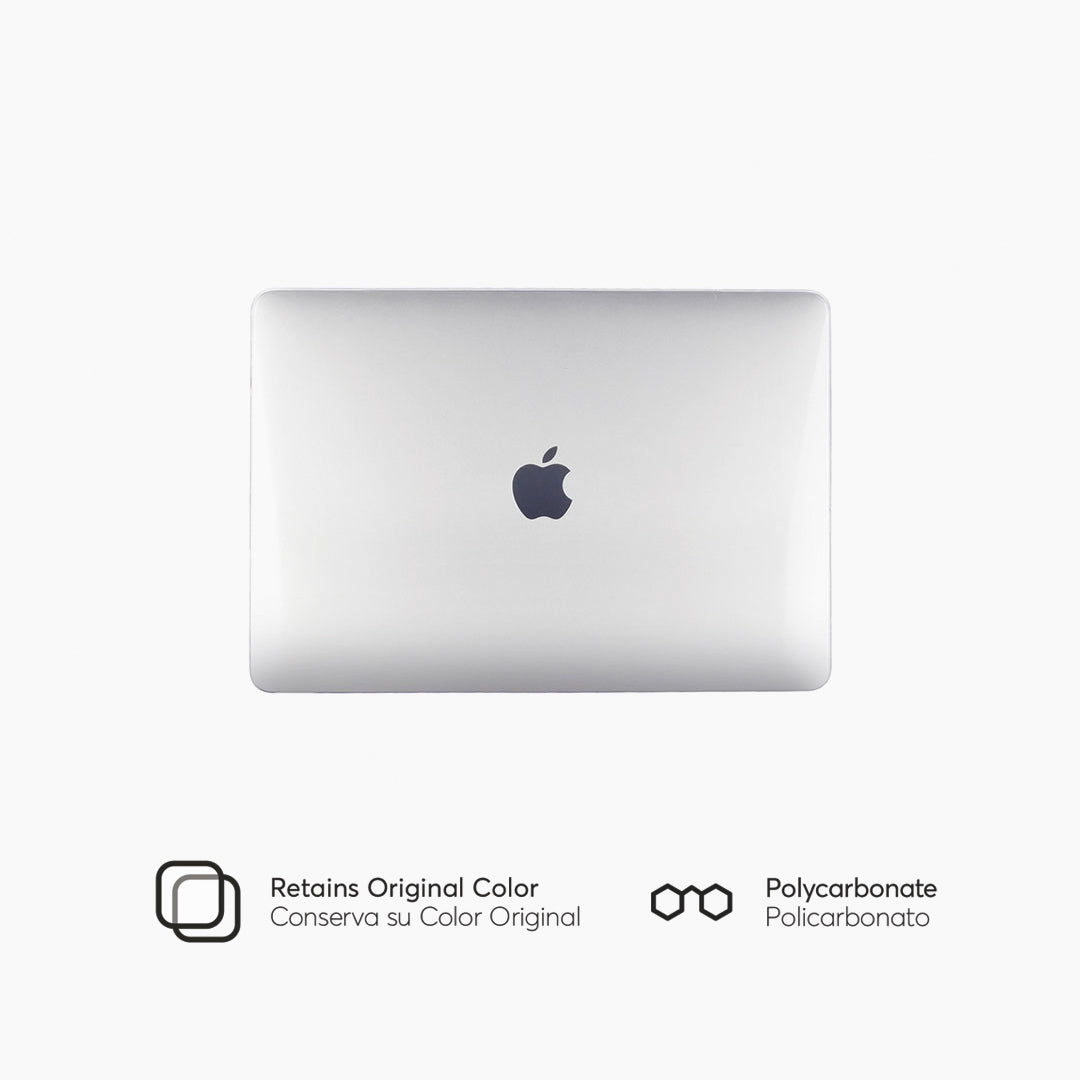 HardCase para MacBook Pro 13-inch 2020 M2 M1 Chip Superior Color Transparente