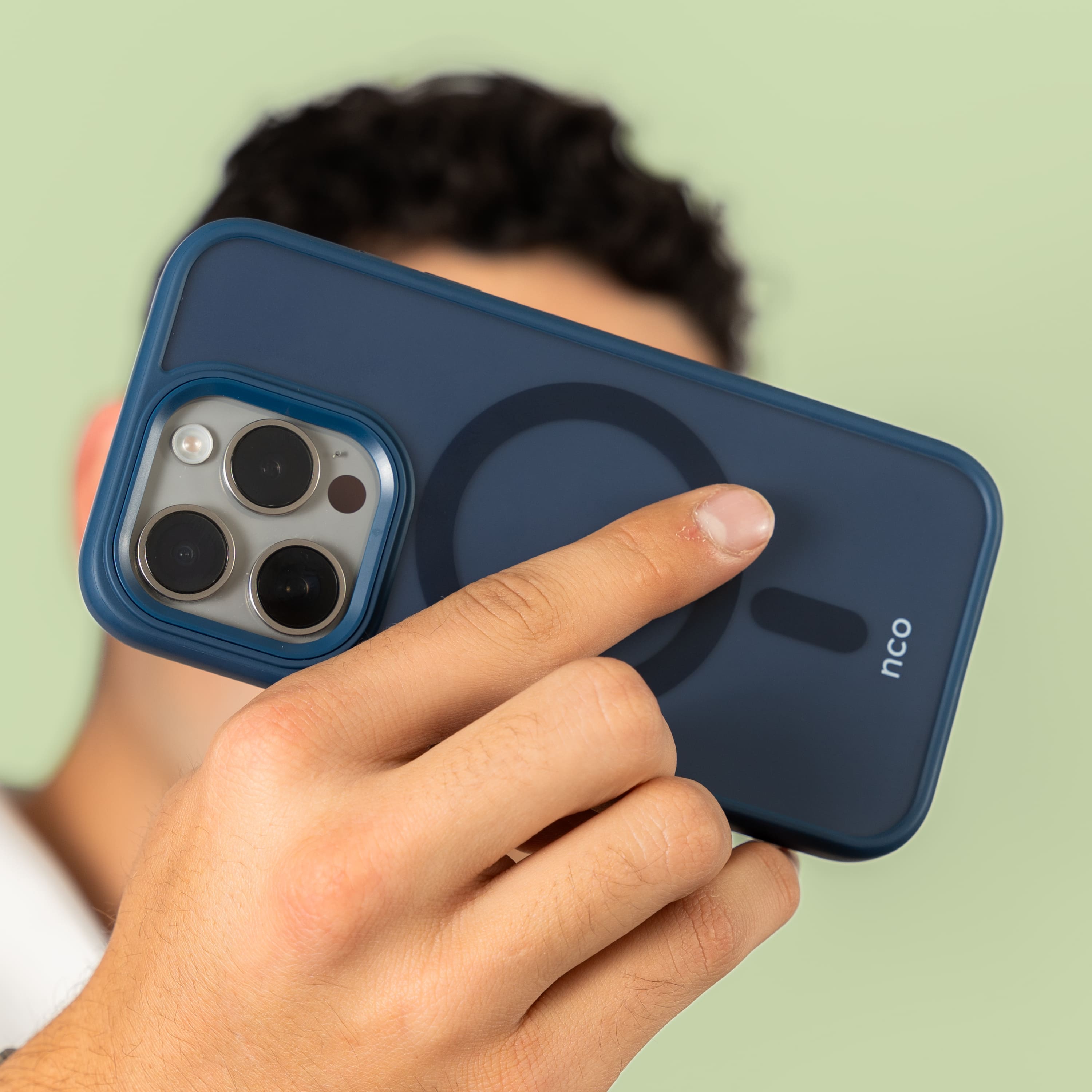 SafeCase Lite Azul para iPhone 16 Series Compatible con MagSafe