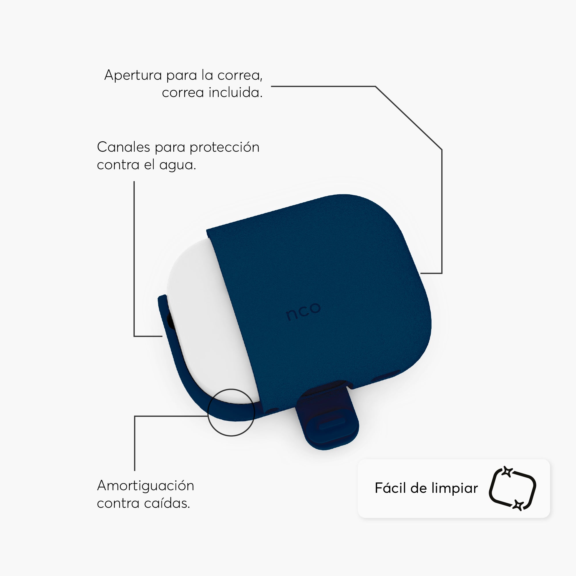 SiliconeGuard para AirPods Pro 3ra Gen