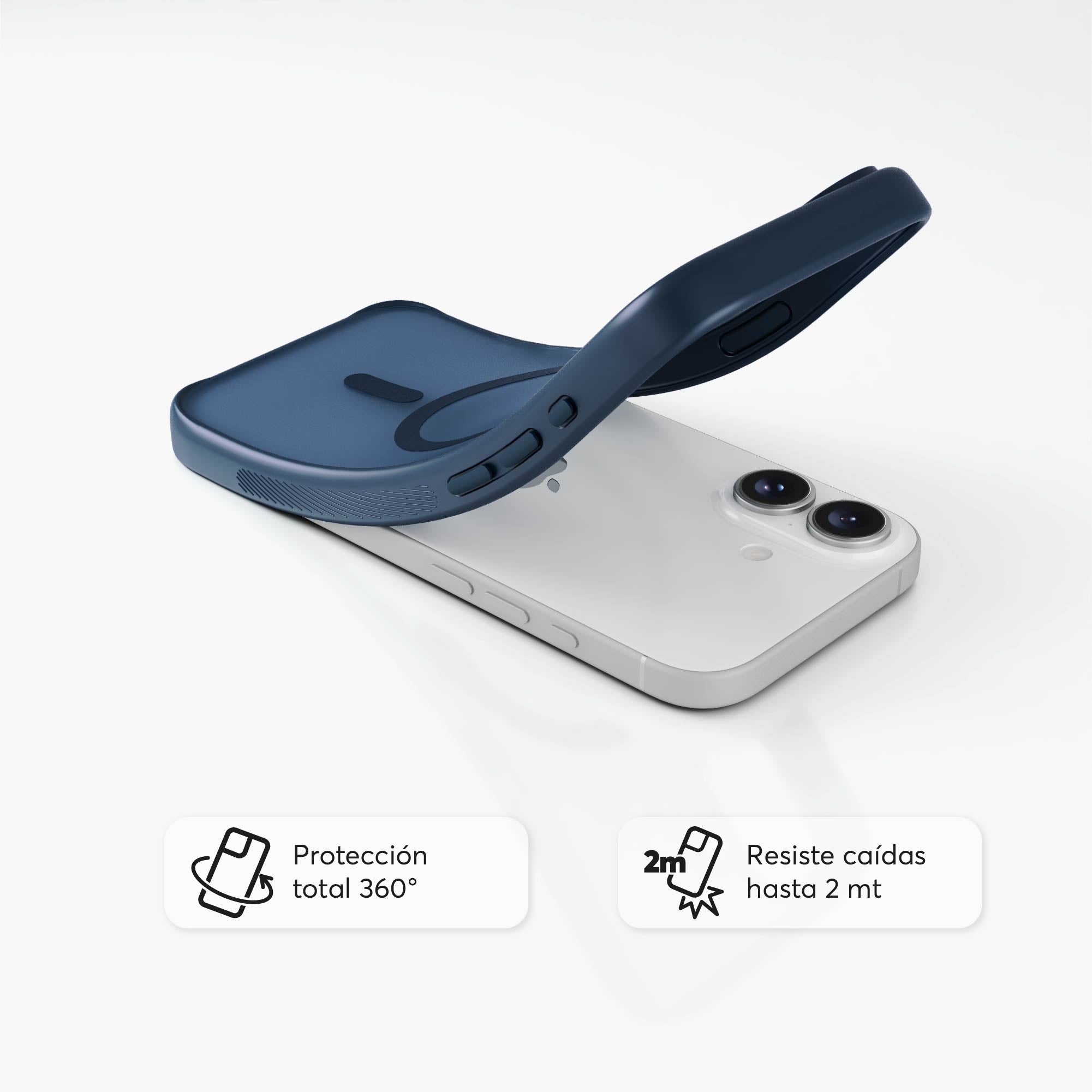 SafeCase Lite Azul para iPhone 17 Series Compatible con MagSafe