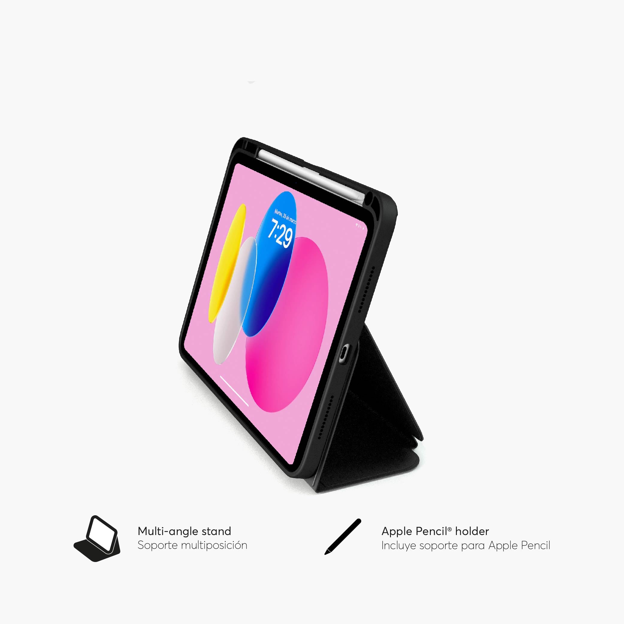 SafeCase Click Royal Black para iPad (M2, M3, M4)