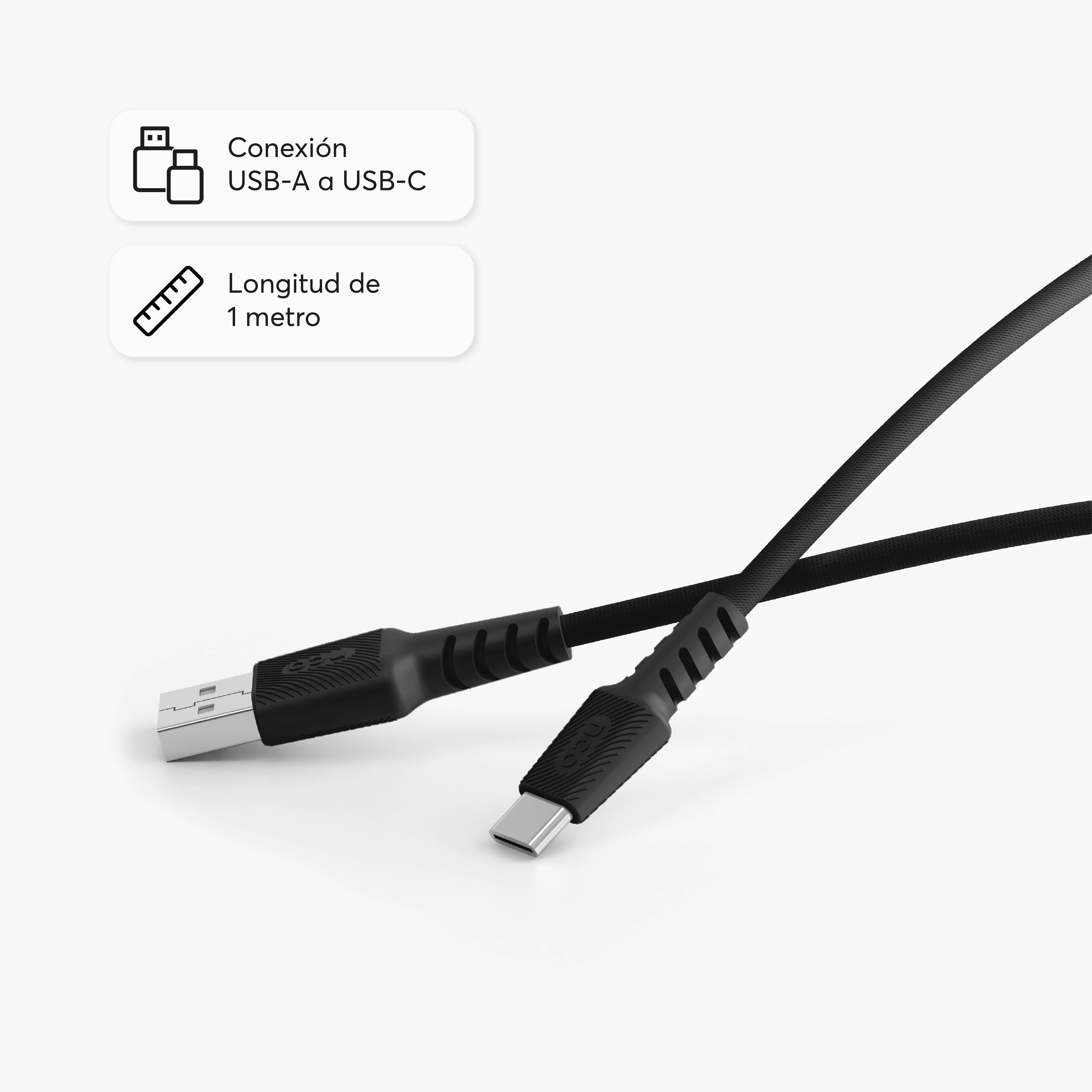 Cable PowerLite USB-A to USB-C