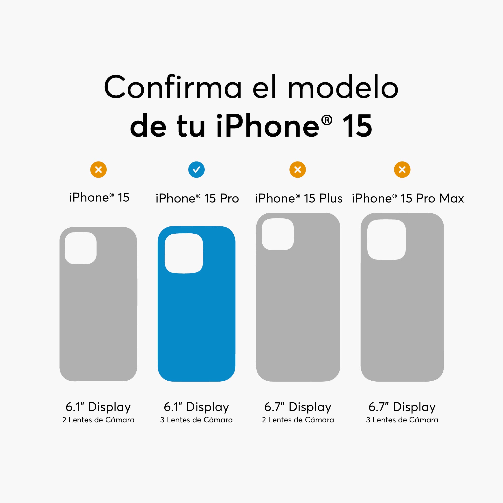 SafeCase Force para iPhone 15 Pro dispositivo iphone 15 pro