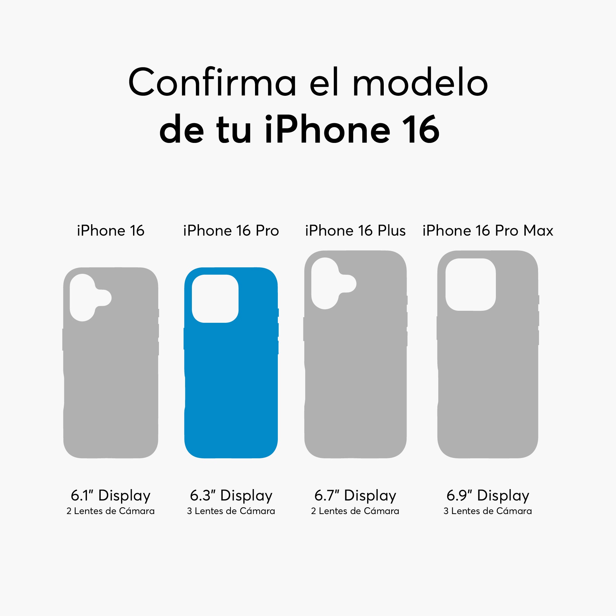 SafeCase Clear Rainbow para iPhone 16 Series Compatible con MagSafe