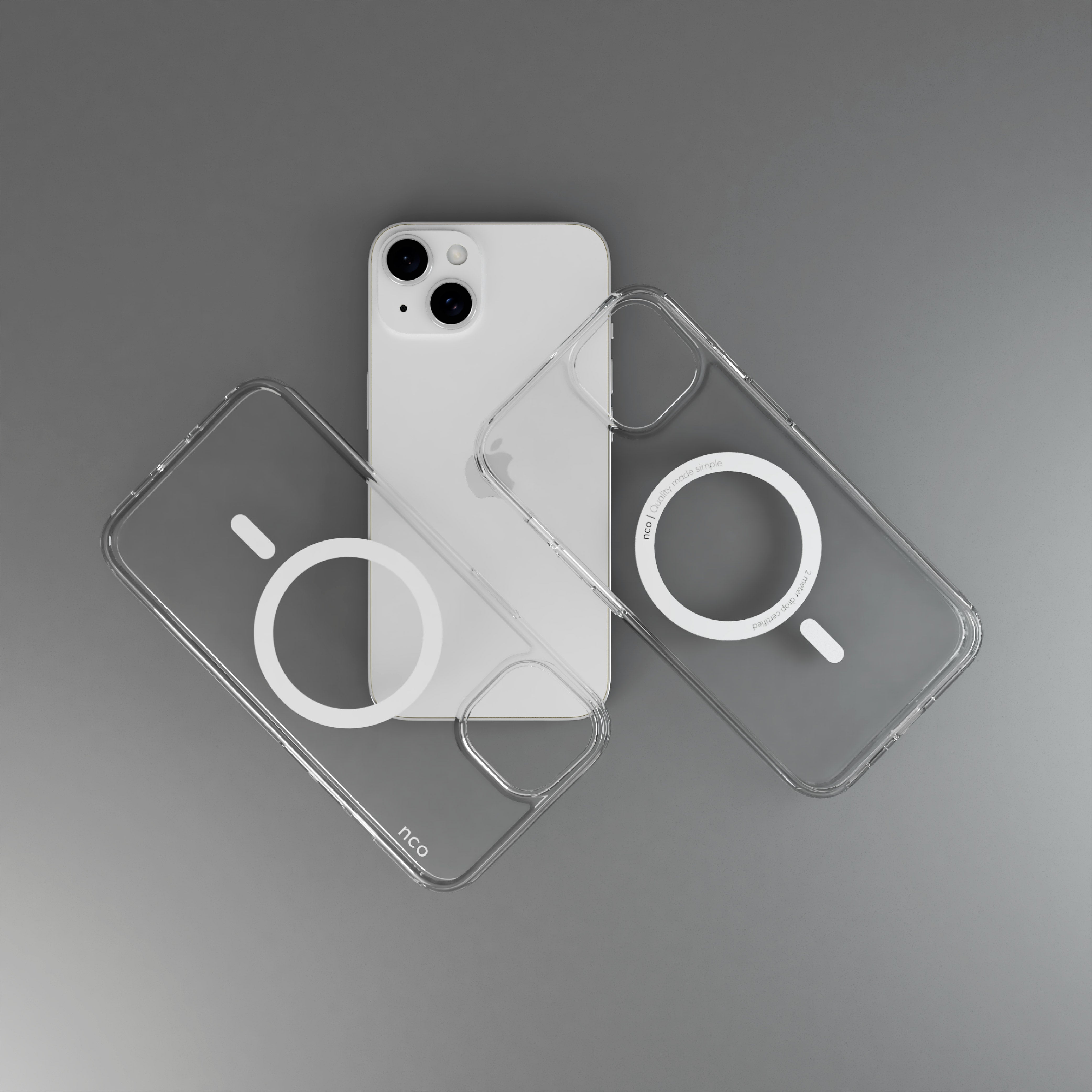 SafeCase Clear Compatible con MagSafe para iPhone 14 & 13