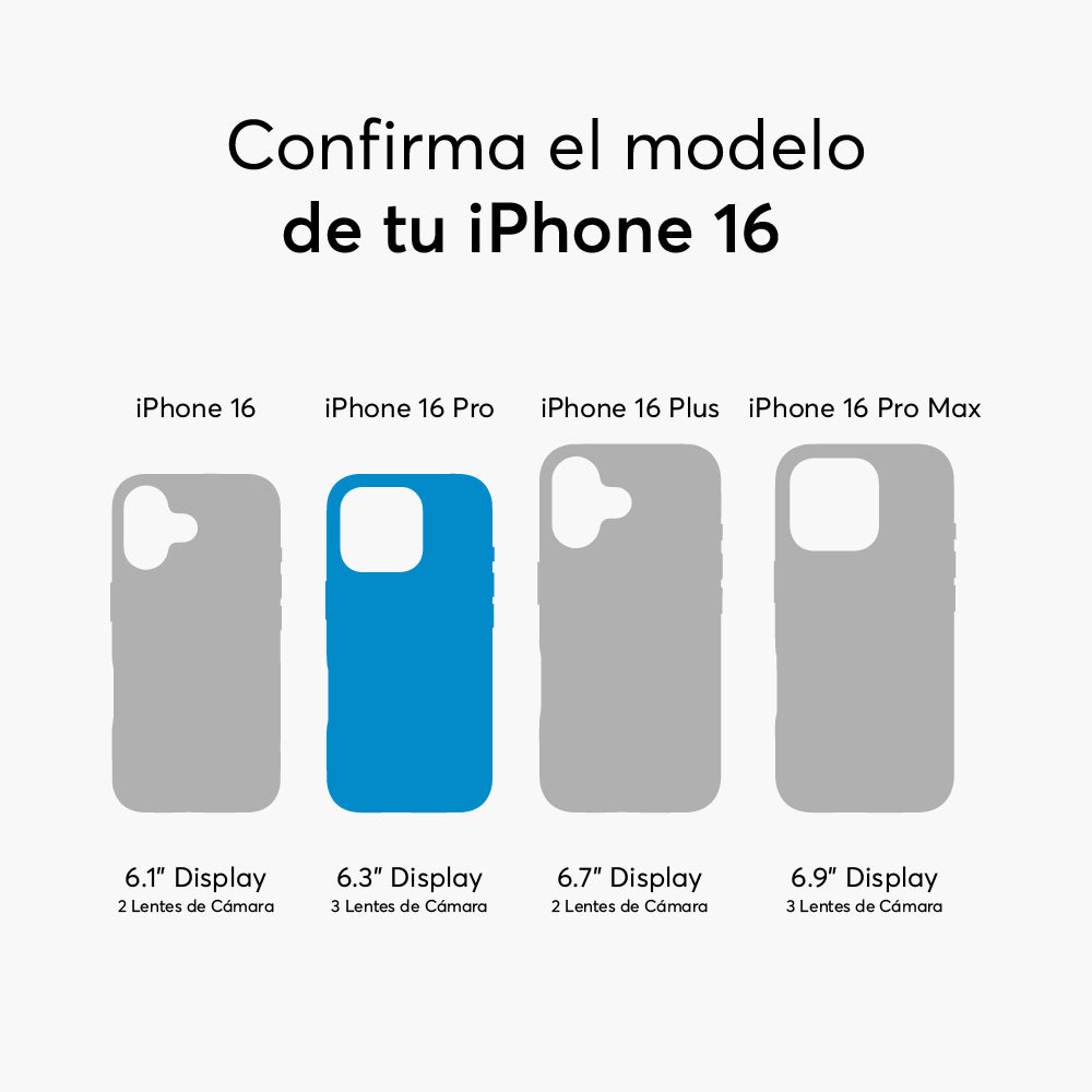 SafeCase Lite Azul para iPhone 16 Series Compatible con MagSafe