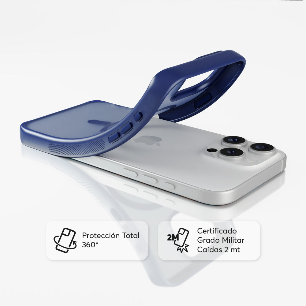 SafeCase Lite Azul para iPhone 16 Series Compatible con MagSafe