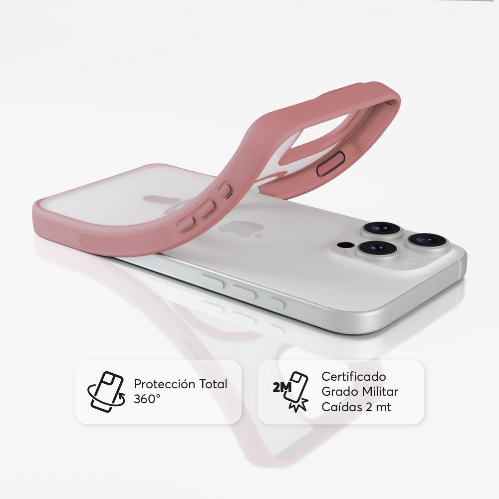 SafeCase Lite Rosa para iPhone 16 Series Compatible con MagSafe