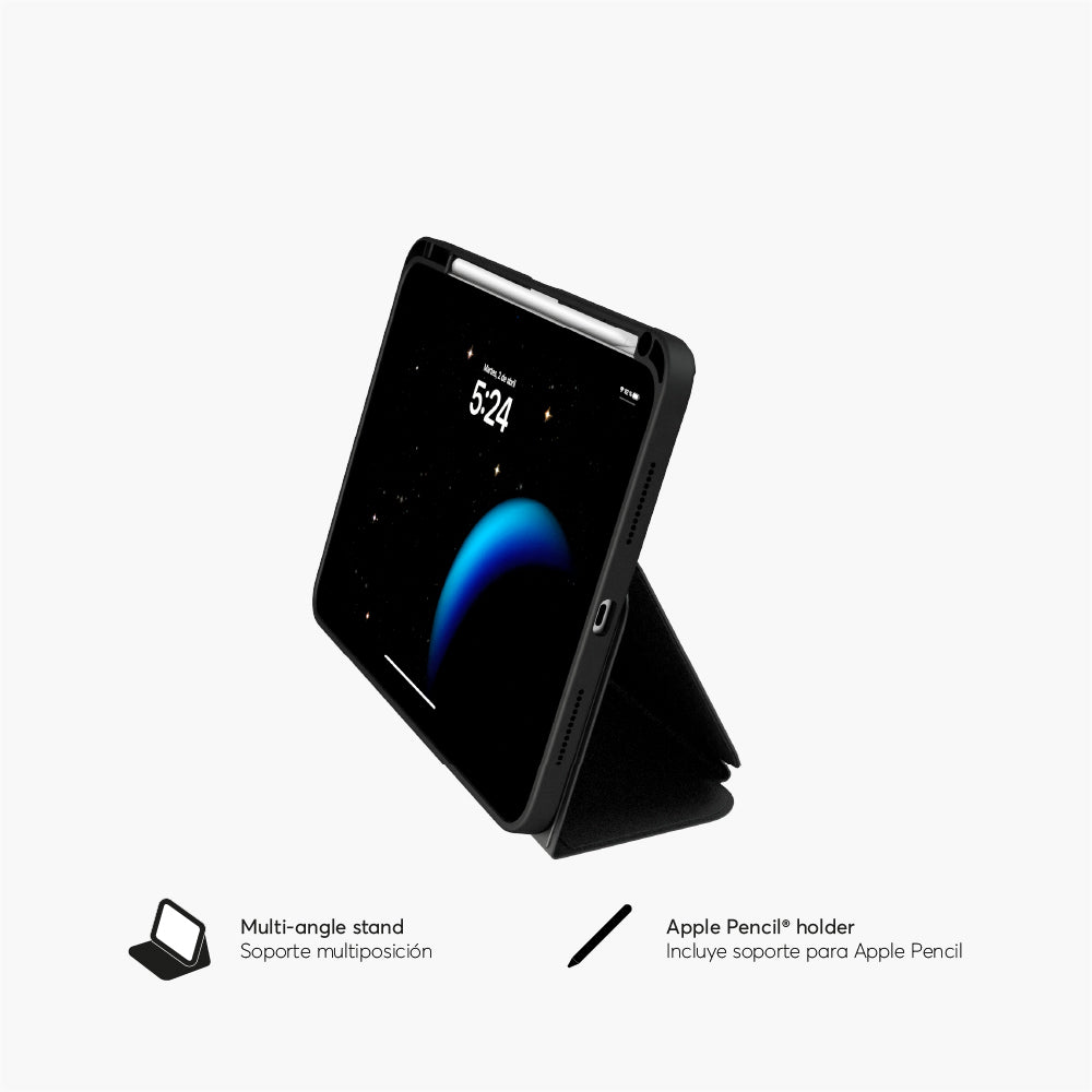 SafeCase Click Royal Black para iPad (M2, M3, M4, M5)