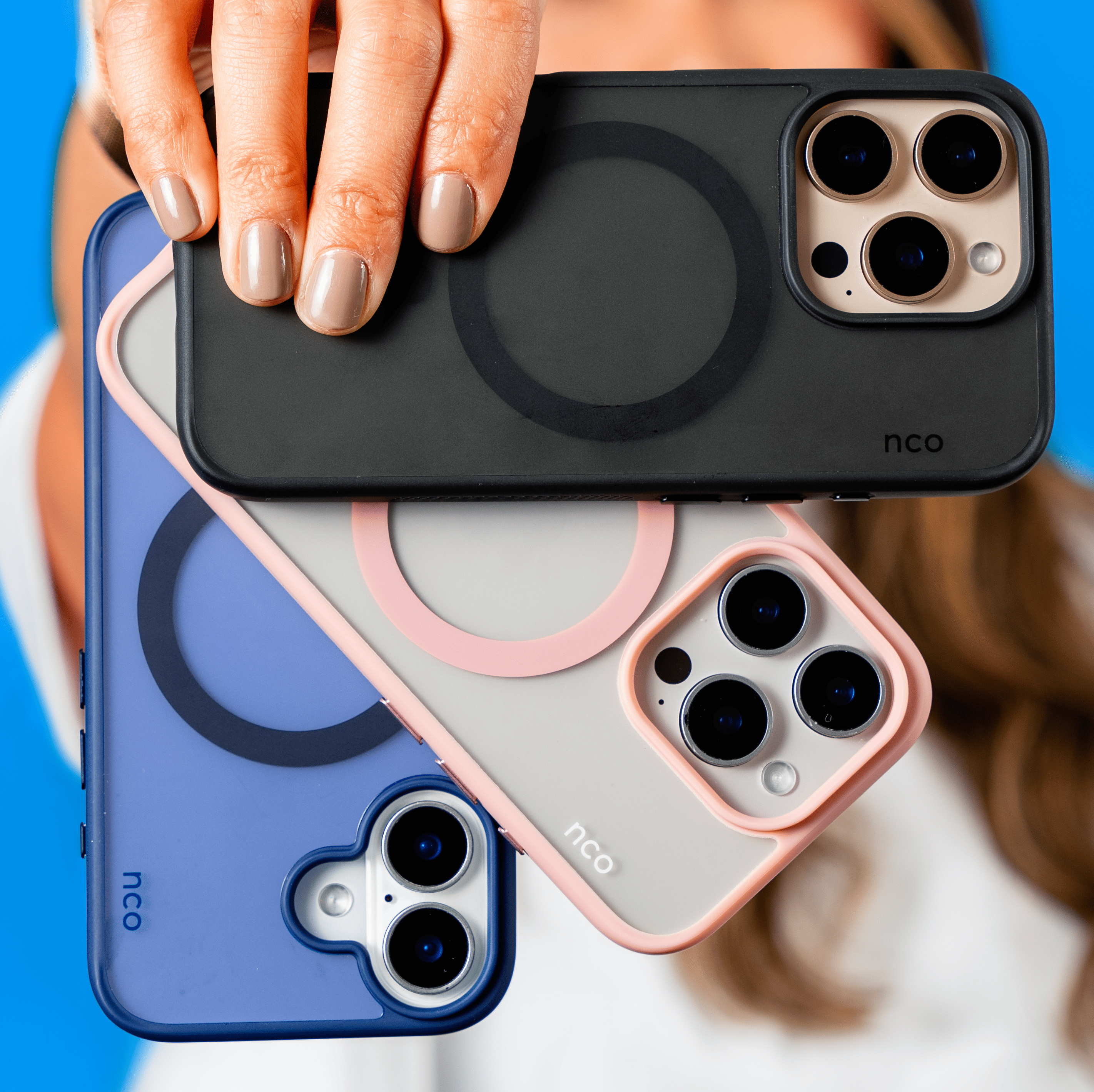 SafeCase Lite Azul para iPhone 16 Series Compatible con MagSafe