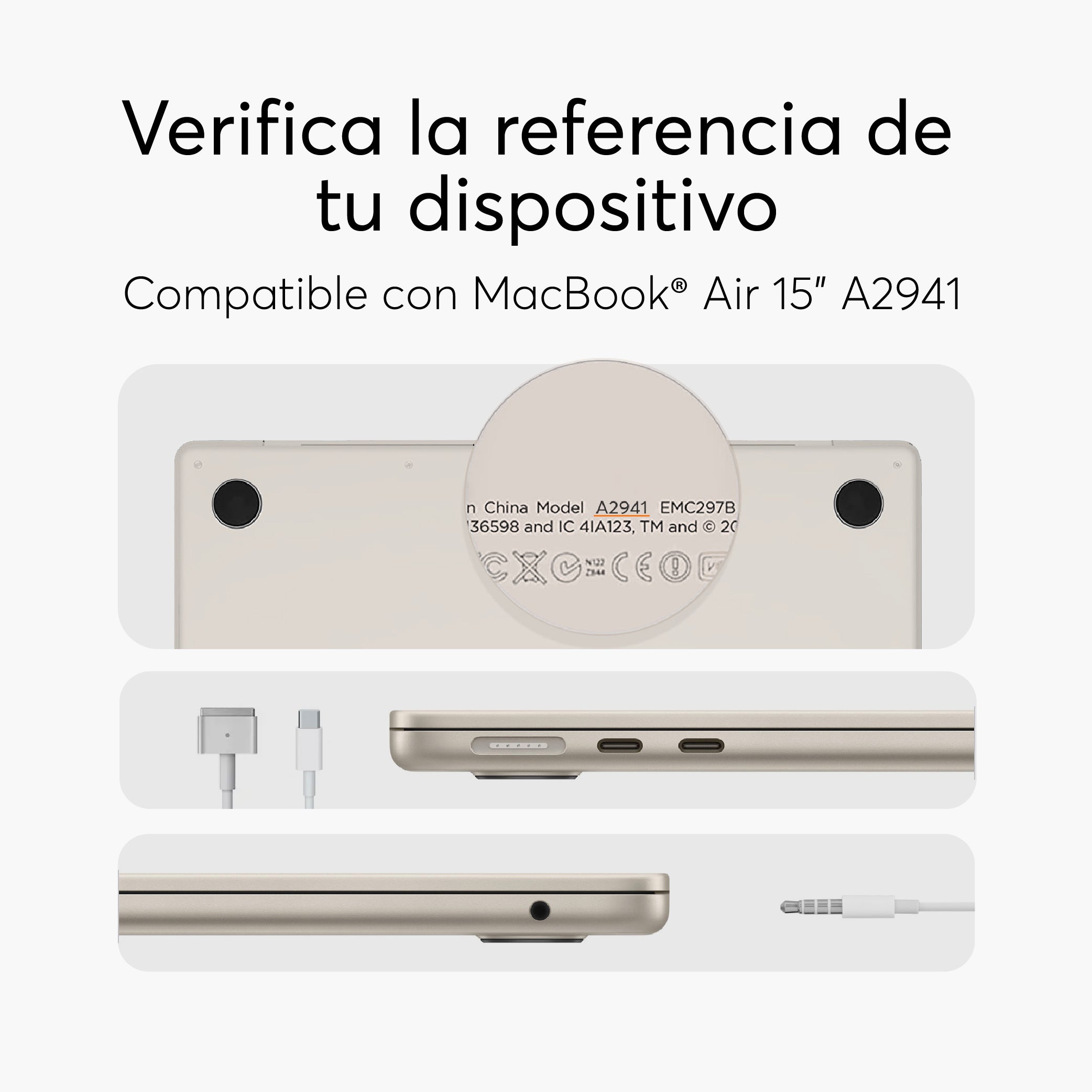 Compatibilidad HardCase Shock para MacBook Air 15.3-inch 2023 M2 Chip