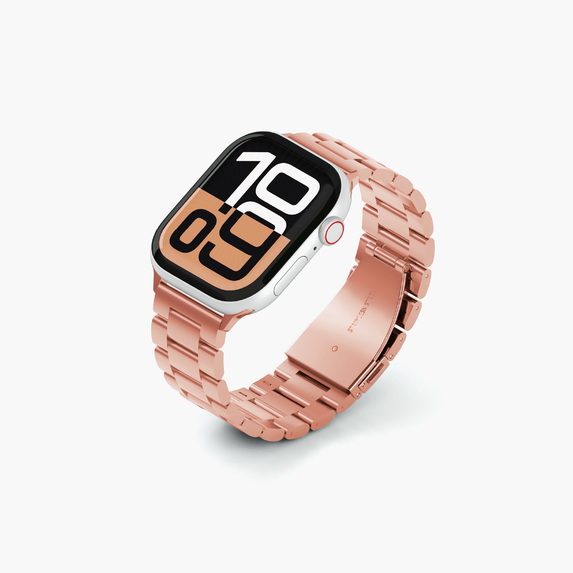 Correa de acero oro rosa ClassicLoop para Apple Watch