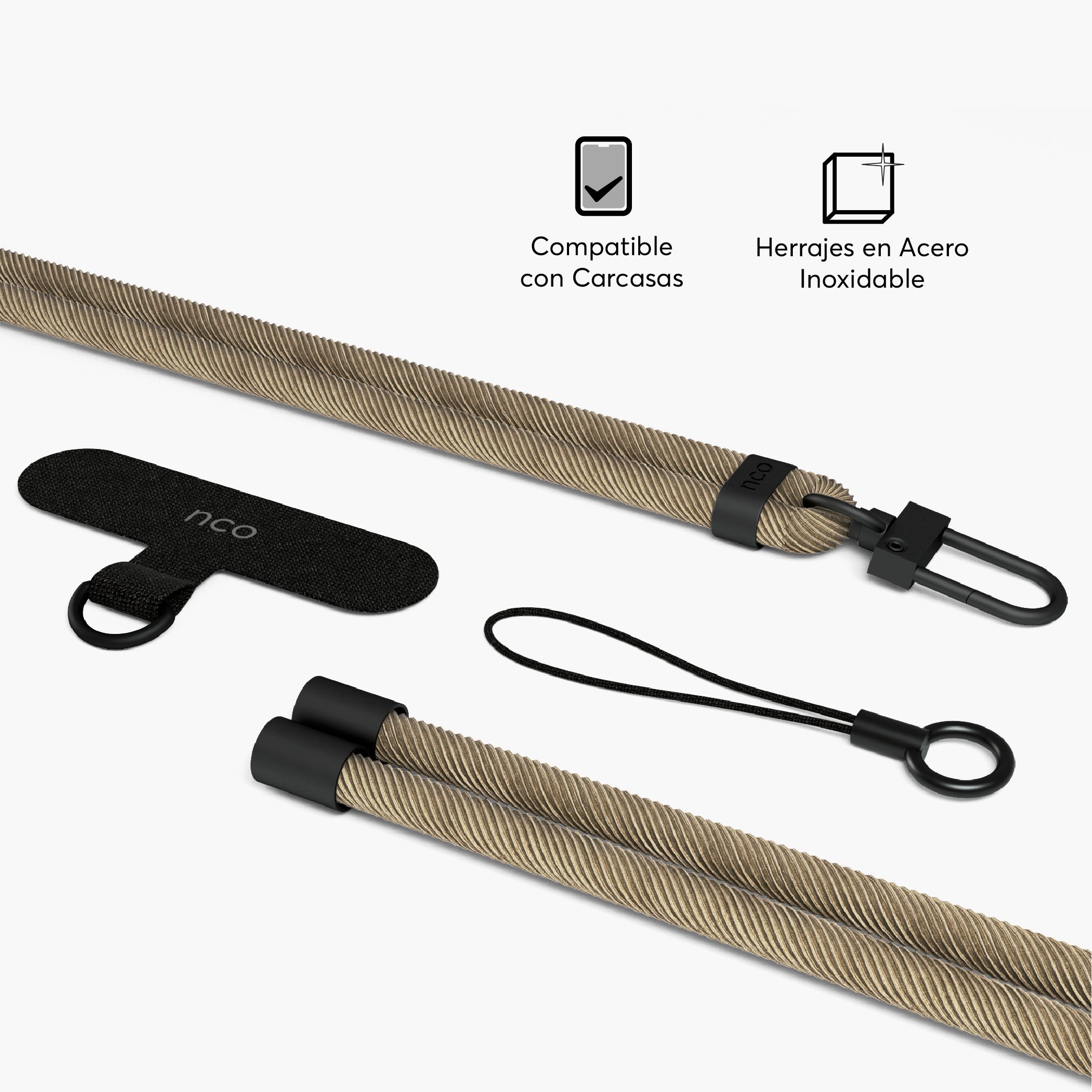 CarryLoop de color Latte para iPhone Series