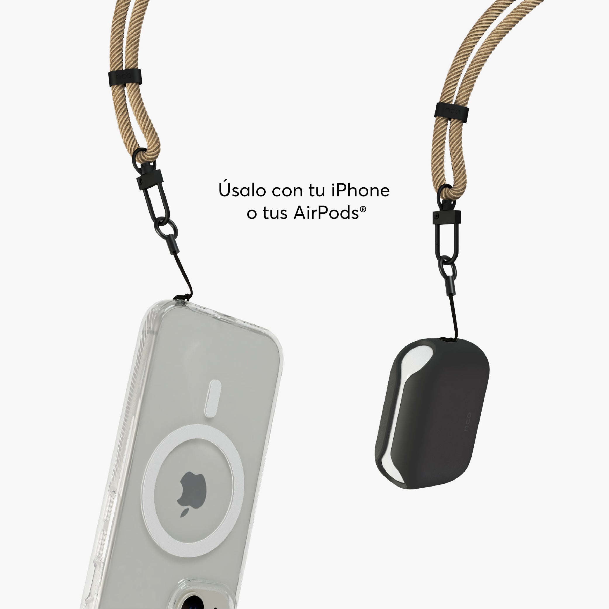 CarryLoop de color Latte para iPhone Series