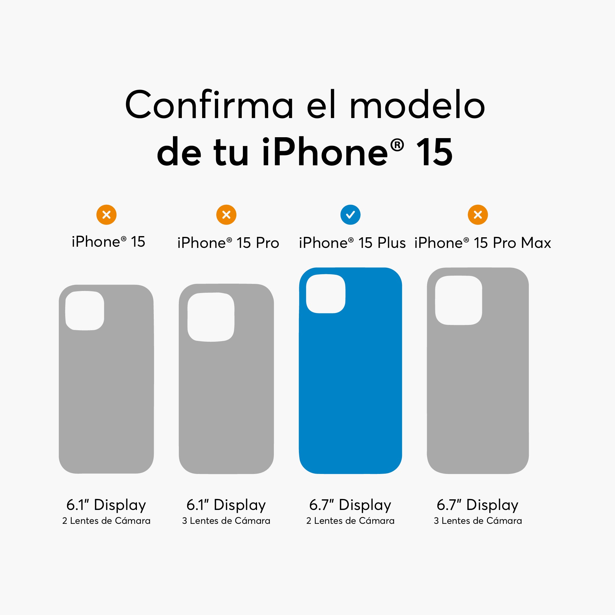Protector de pantalla para iPhone 15 Plus dispositivo iphone 15 plus