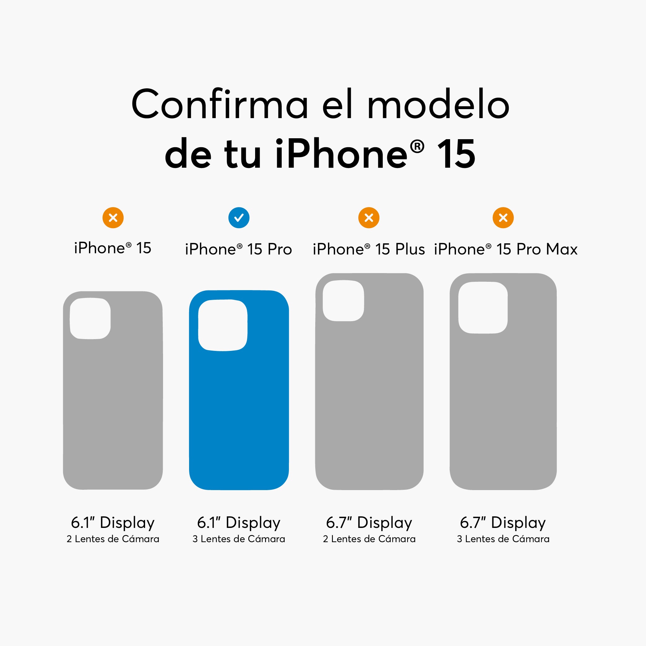 Protector de pantalla para iPhone 15 Pro dispositivo iphone 15 pro