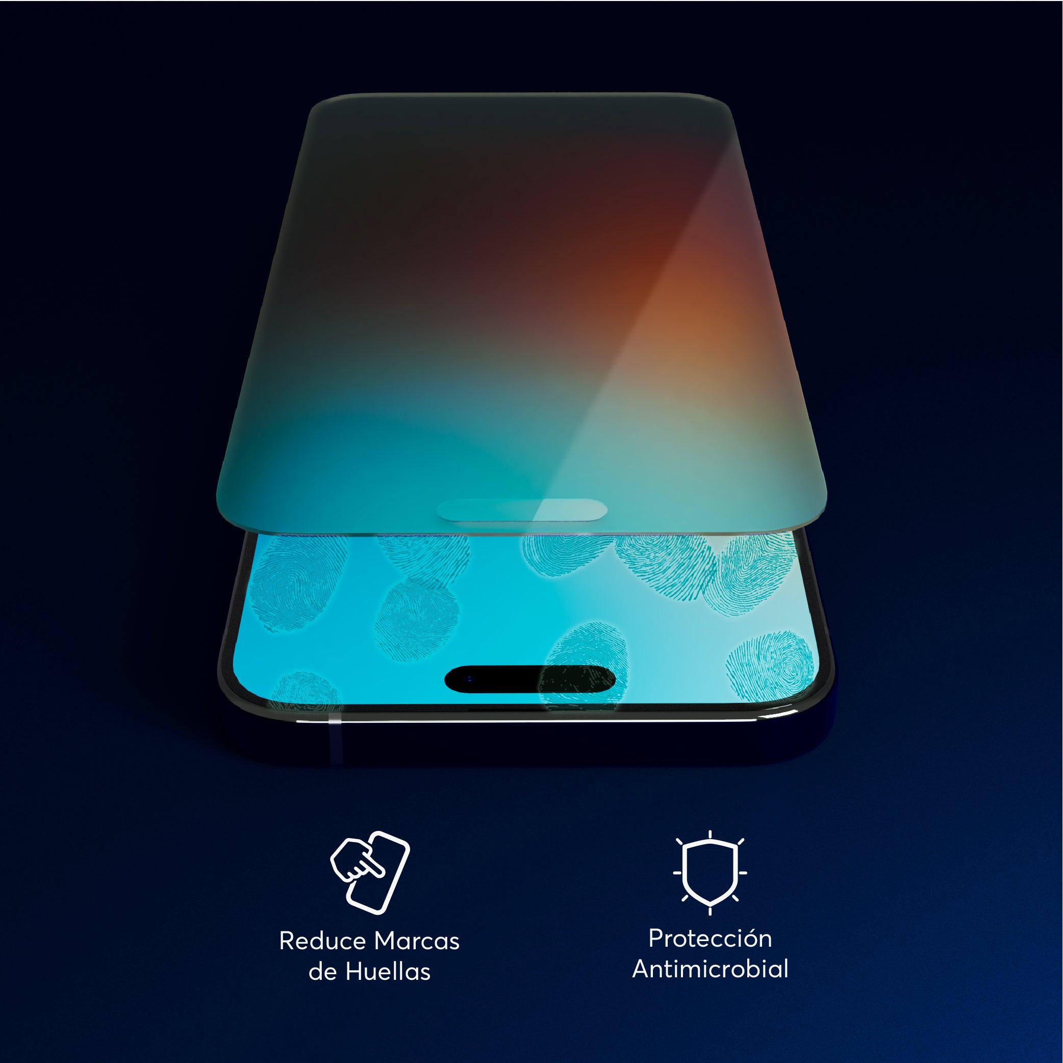 Protector de pantalla para iPhone 15 Pro Max NanoGlass dispositivo iphone 15 pro max