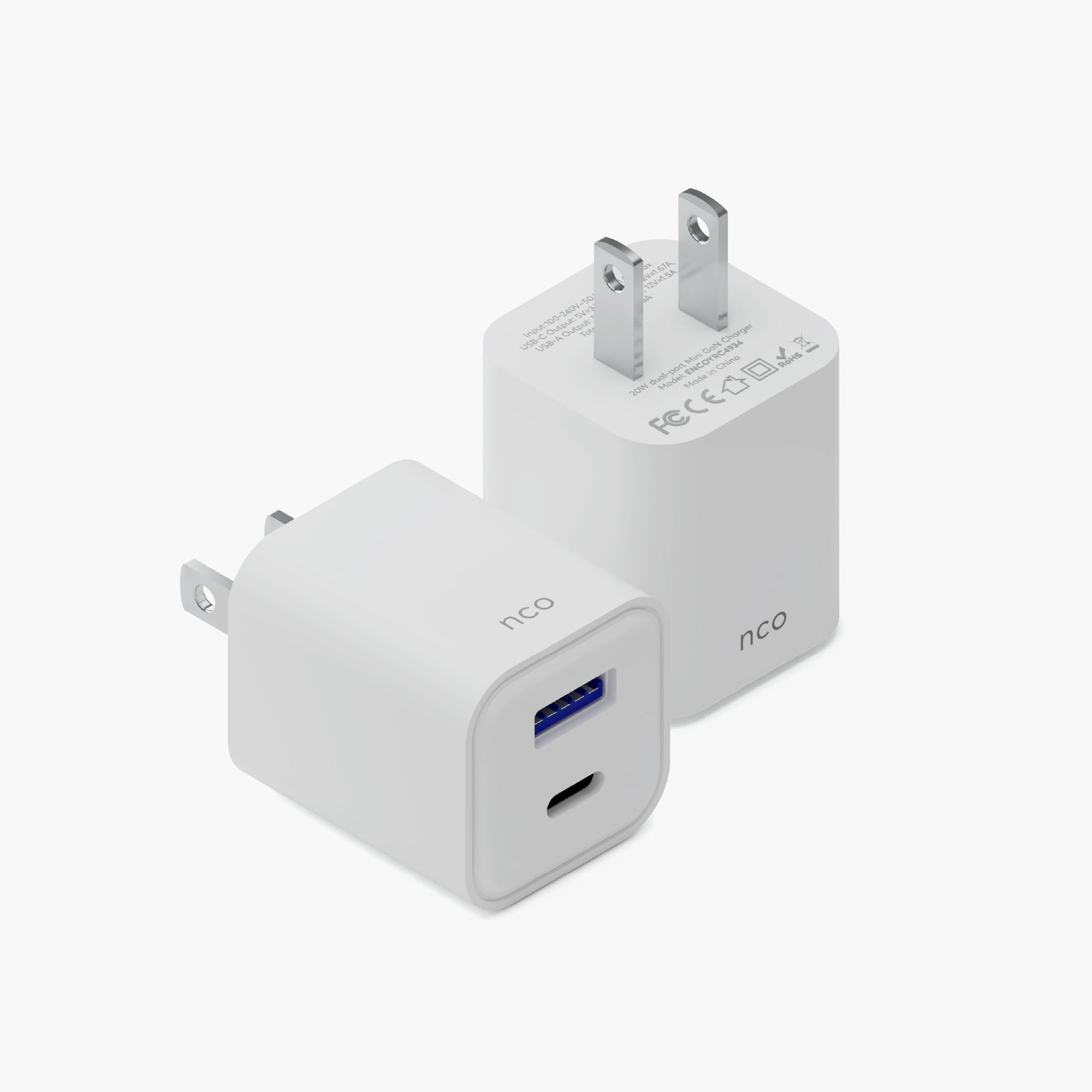 Cargador PowerPlug Mini 35W con puerto USB-C y USB-A para carga rápida