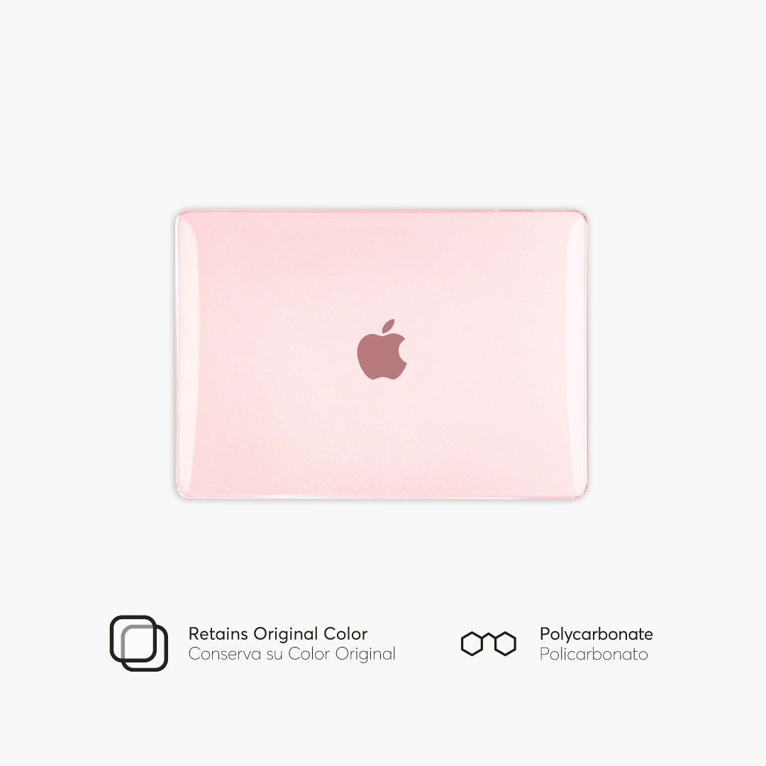 HardCase para MacBook Air 13.6-inch 2022 M2 Chip Superior Color Rosado
