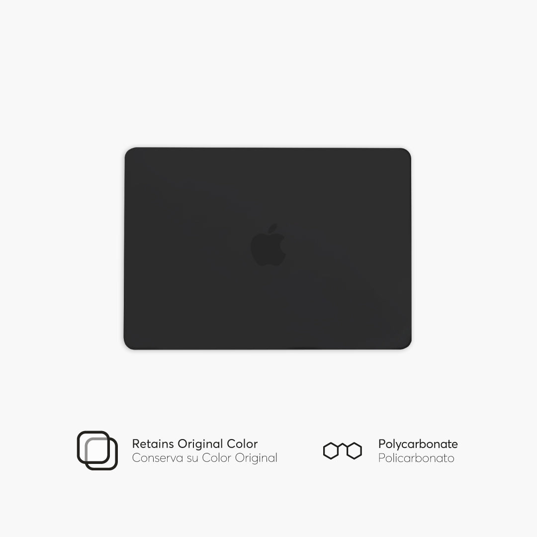 HardCase para MacBook Air 13.6-inch 2022 M2 Chip Superior Color Negro