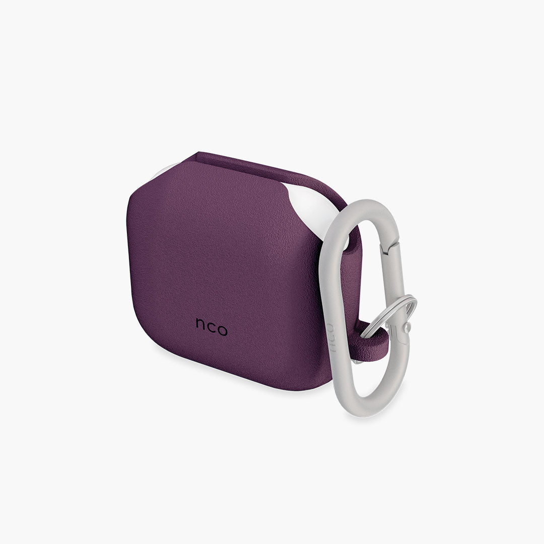 Funda SiliconeGuard Morado para AirPods 3ra Gen con protección completa