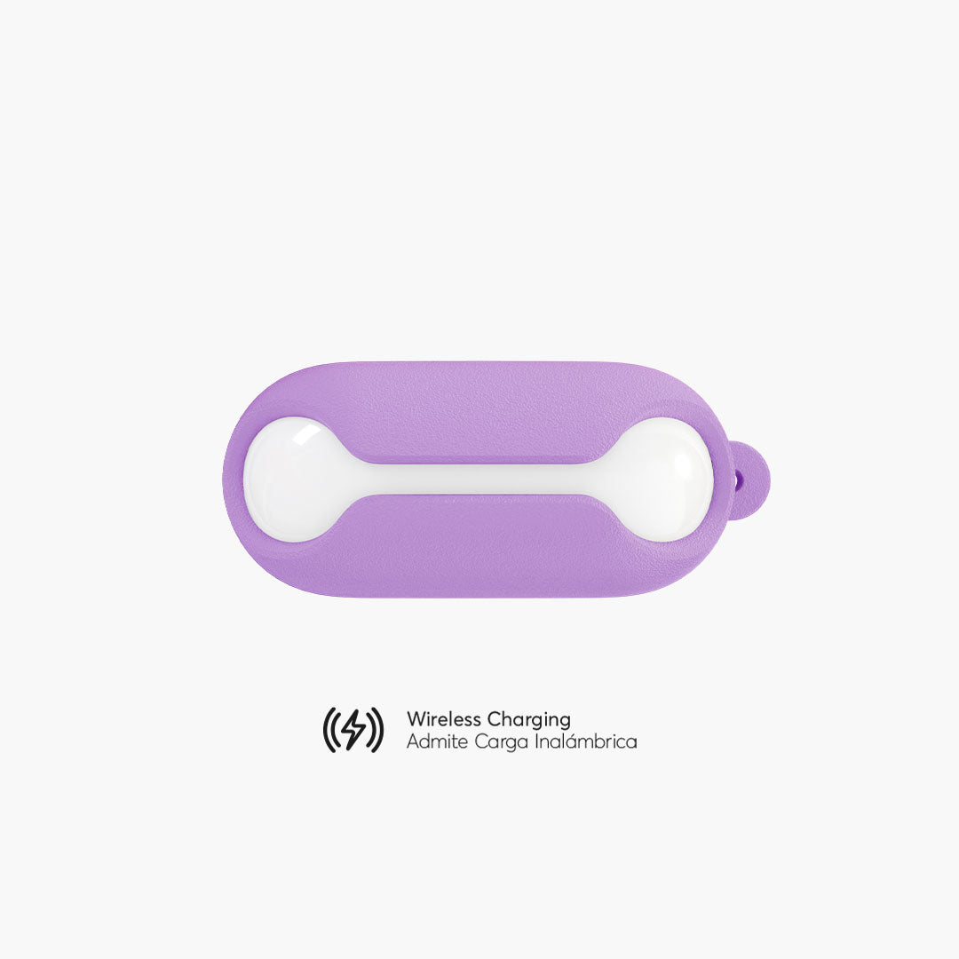 Funda SiliconeGuard Lavanda con AirPods 3ra Gen