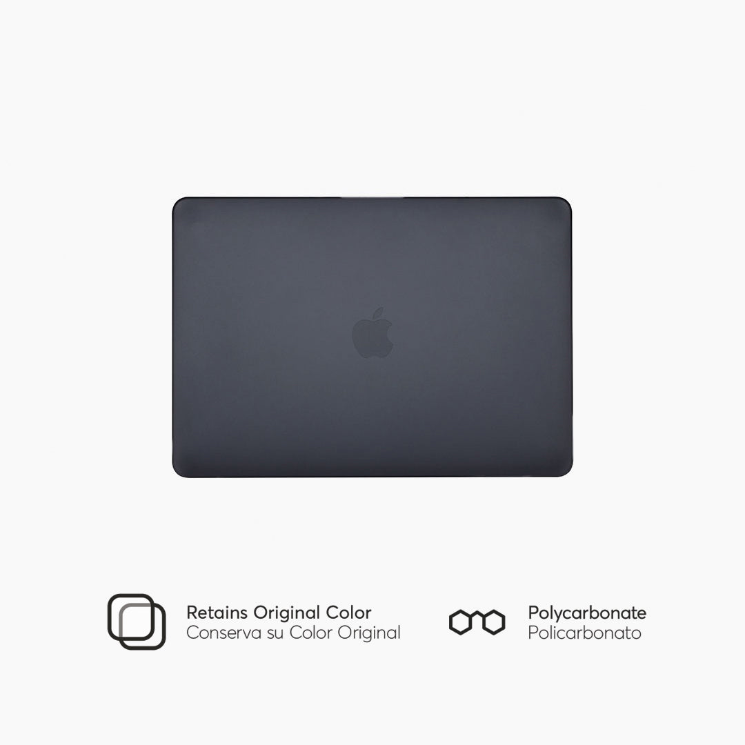 HardCase para MacBook Air Retina 13-inch 2020 M1 Chip Lateral Superior Color Negro