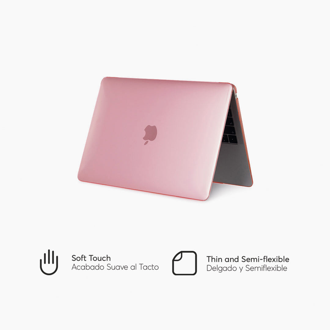 HardCase para MacBook Air Retina 13-inch 2020 M1 Chip Lateral Color Rosado