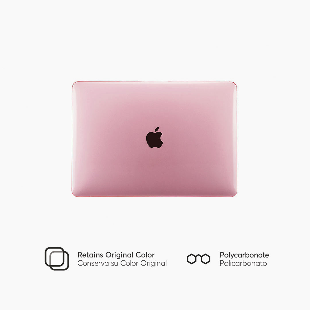 HardCase para MacBook Air Retina 13-inch 2020 M1 Chip Lateral Superior Color Rosado