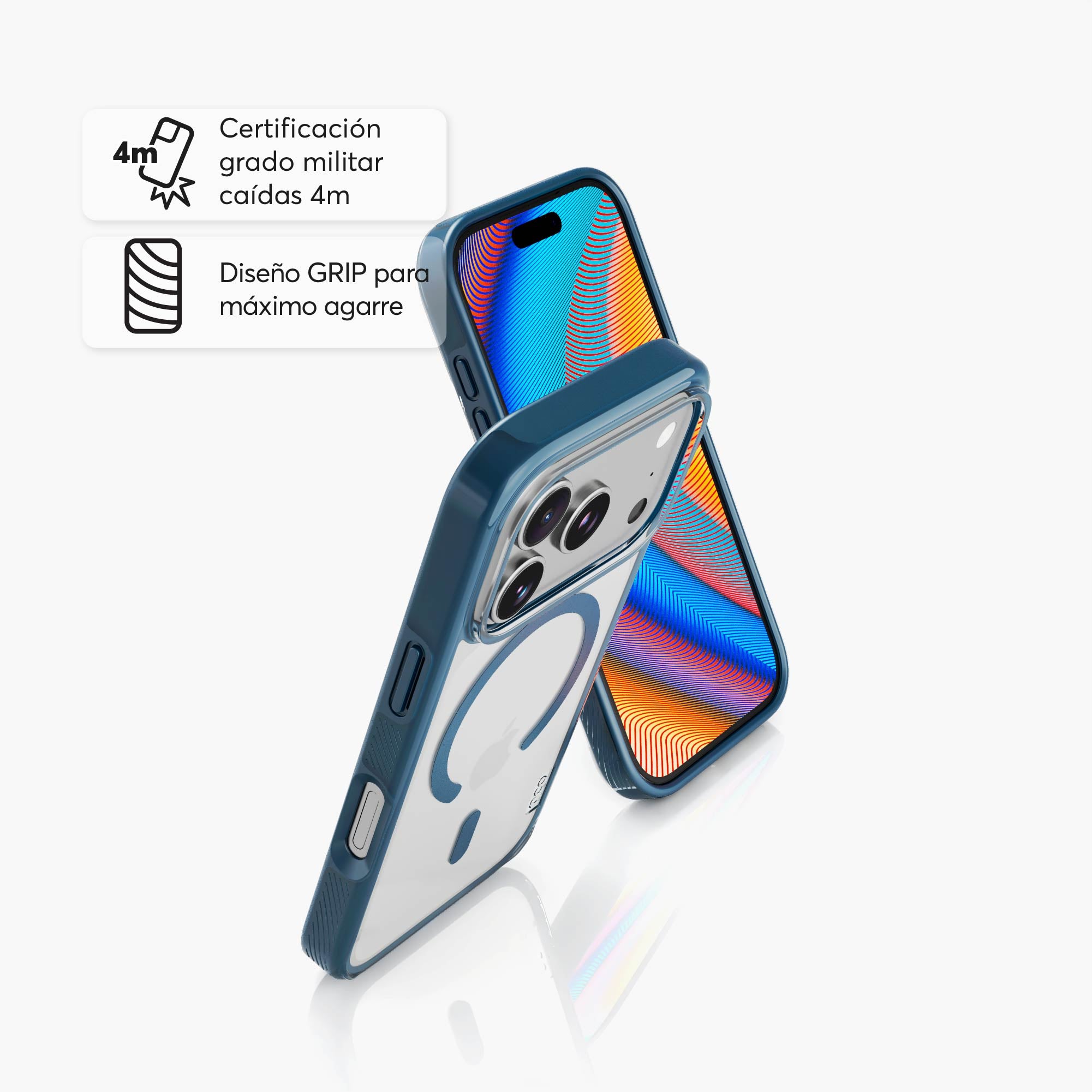 SafeCase Force Azul para iPhone 17 Series Compatible con MagSafe