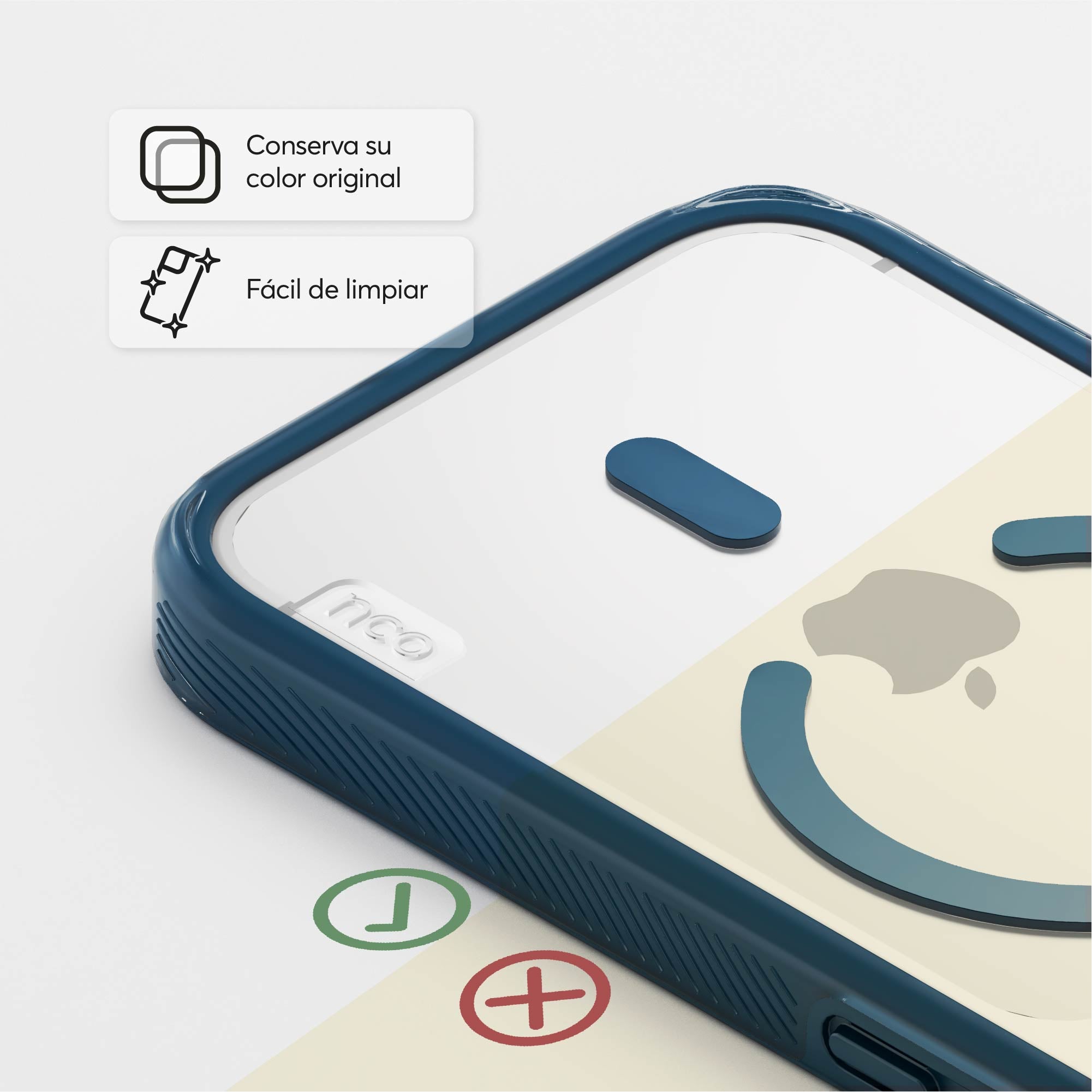 SafeCase Force Azul para iPhone 17 Series Compatible con MagSafe