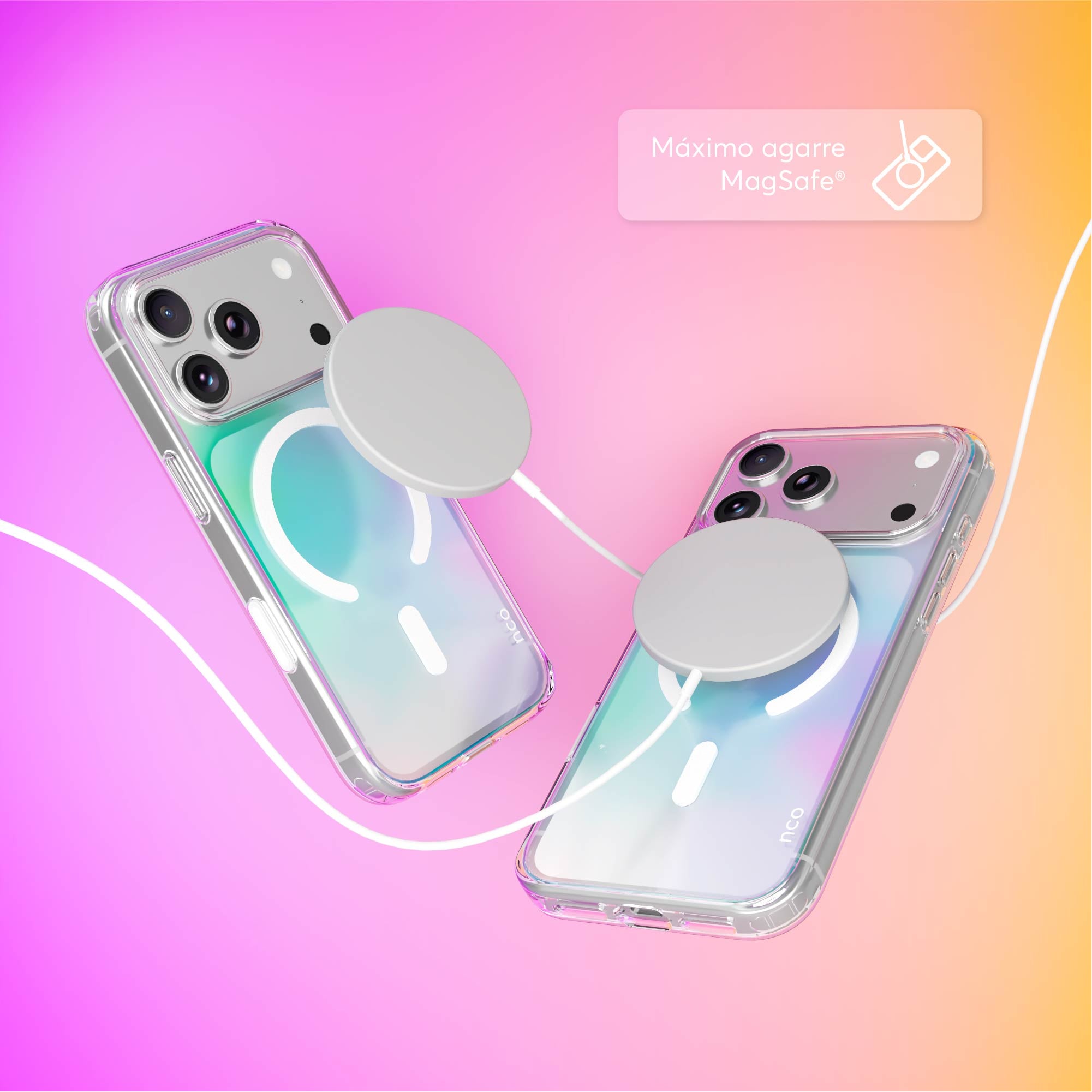 SafeCase Rainbow para iPhone 17 Series Compatible con MagSafe