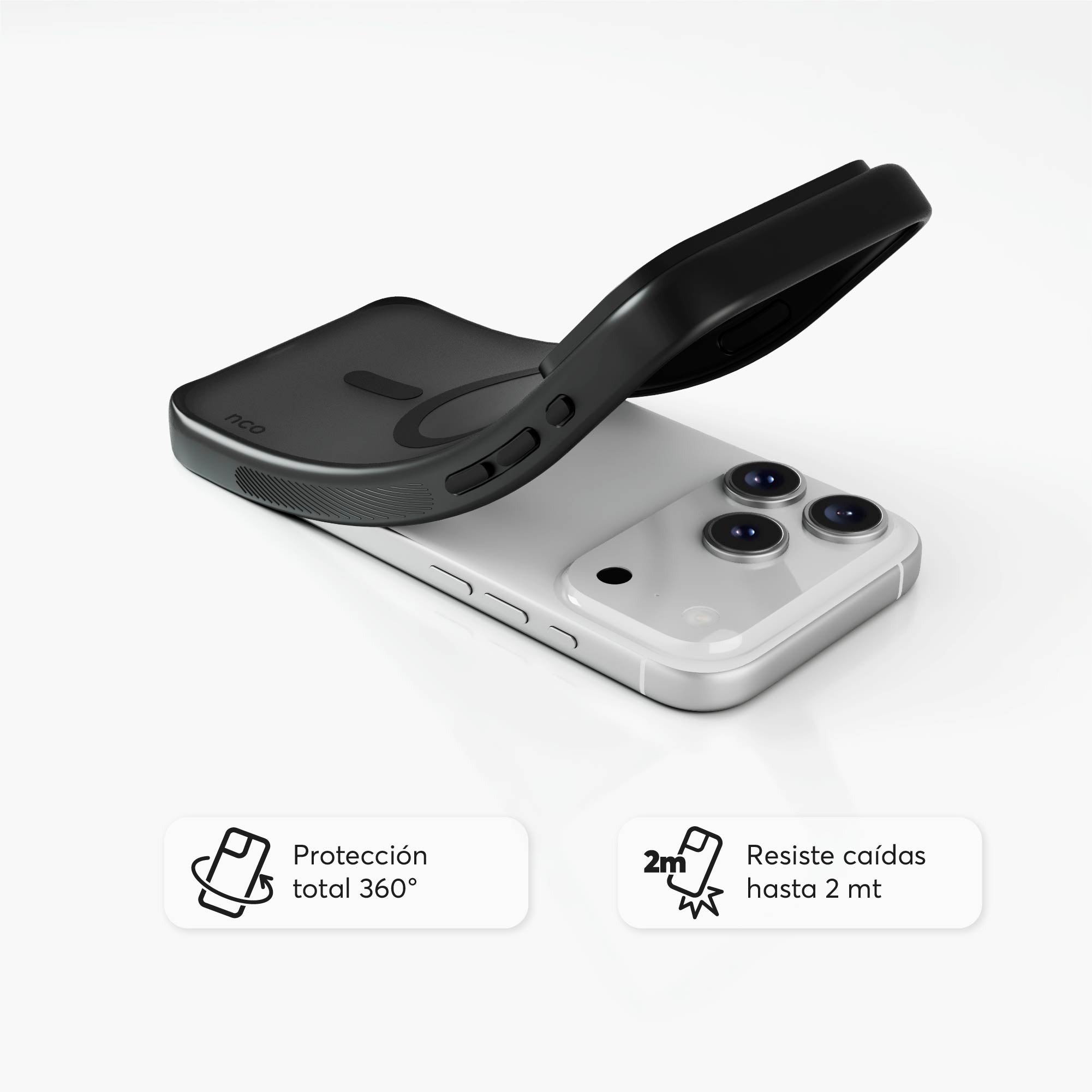 SafeCase Lite Negro para iPhone 17 Series Compatible con MagSafe