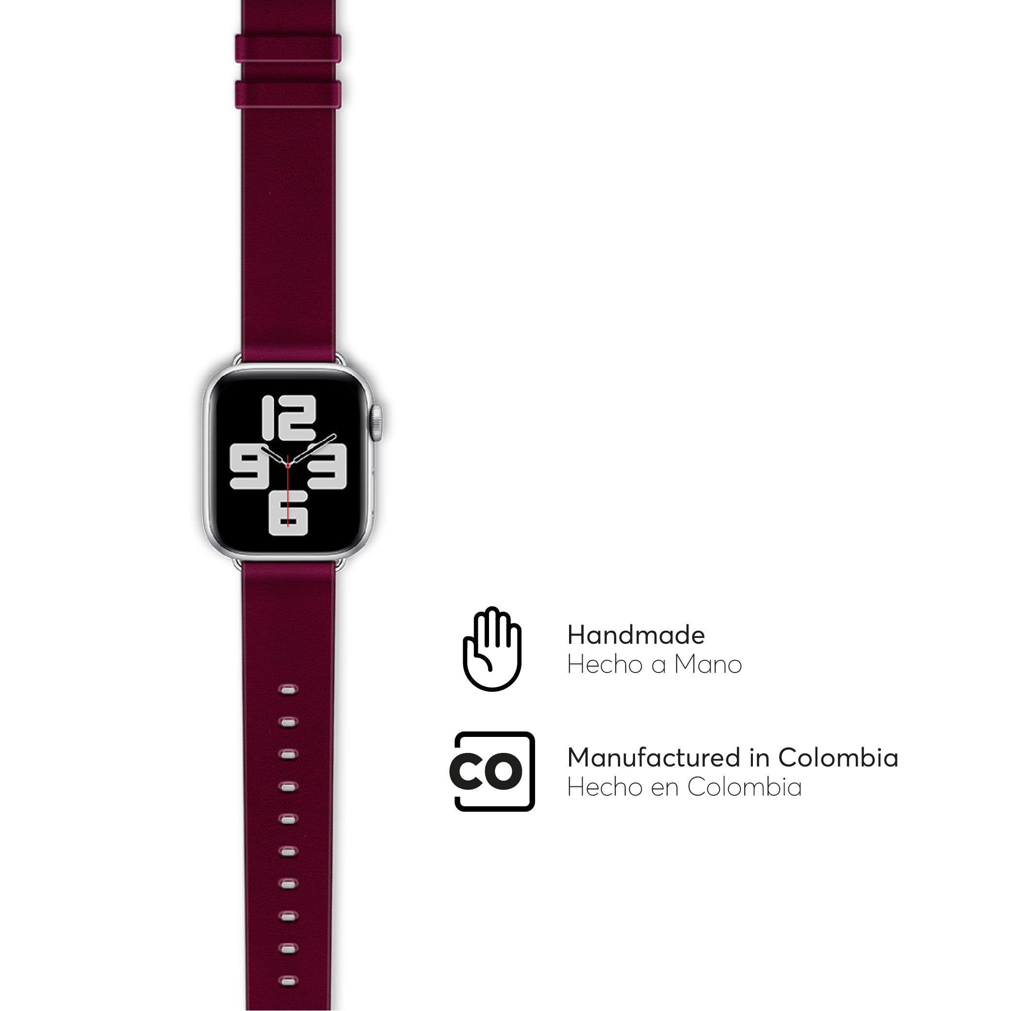 Correa de cuero Mario Hernández Sangría para Apple Watch