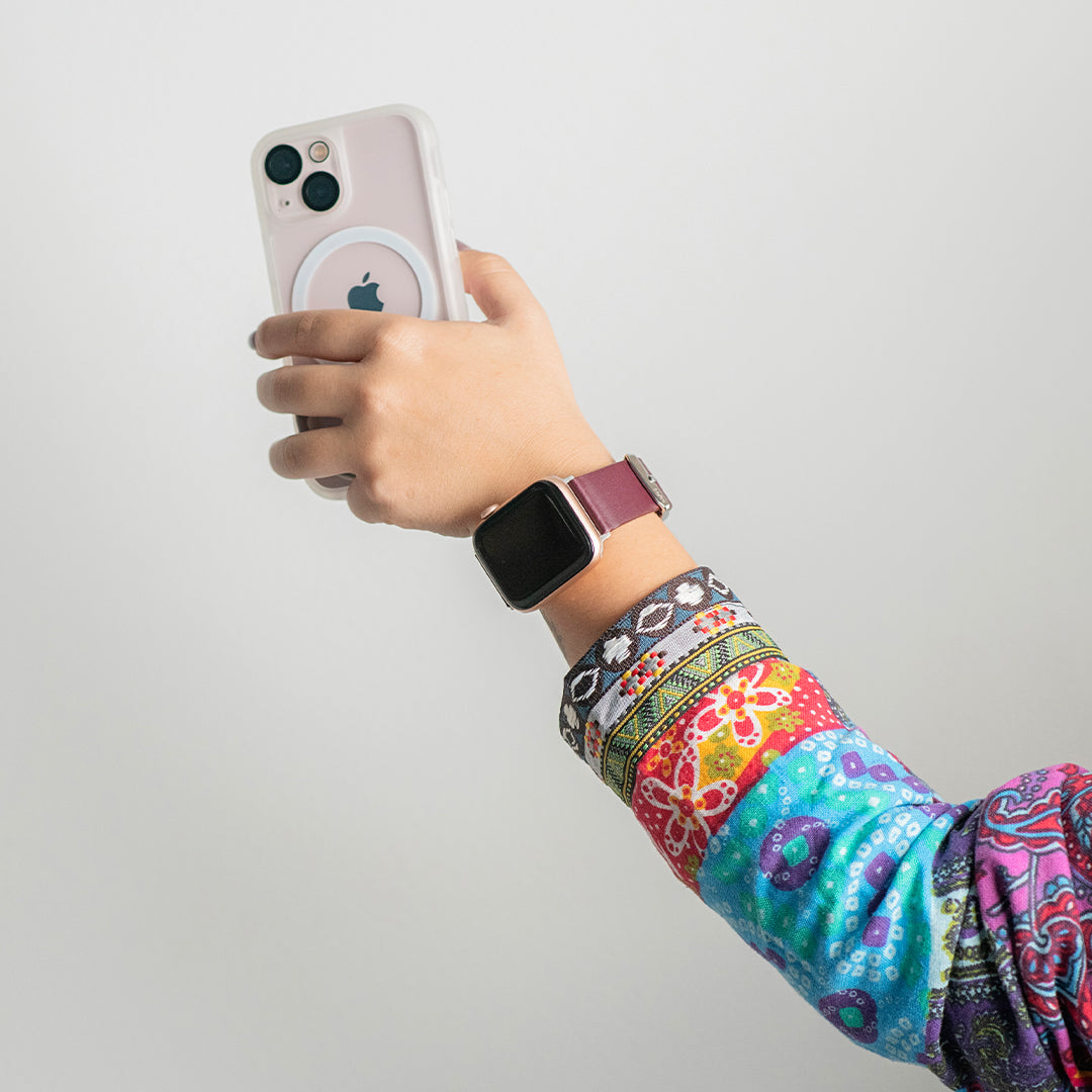 Correa de cuero Mario Hernández Sangría para Apple Watch