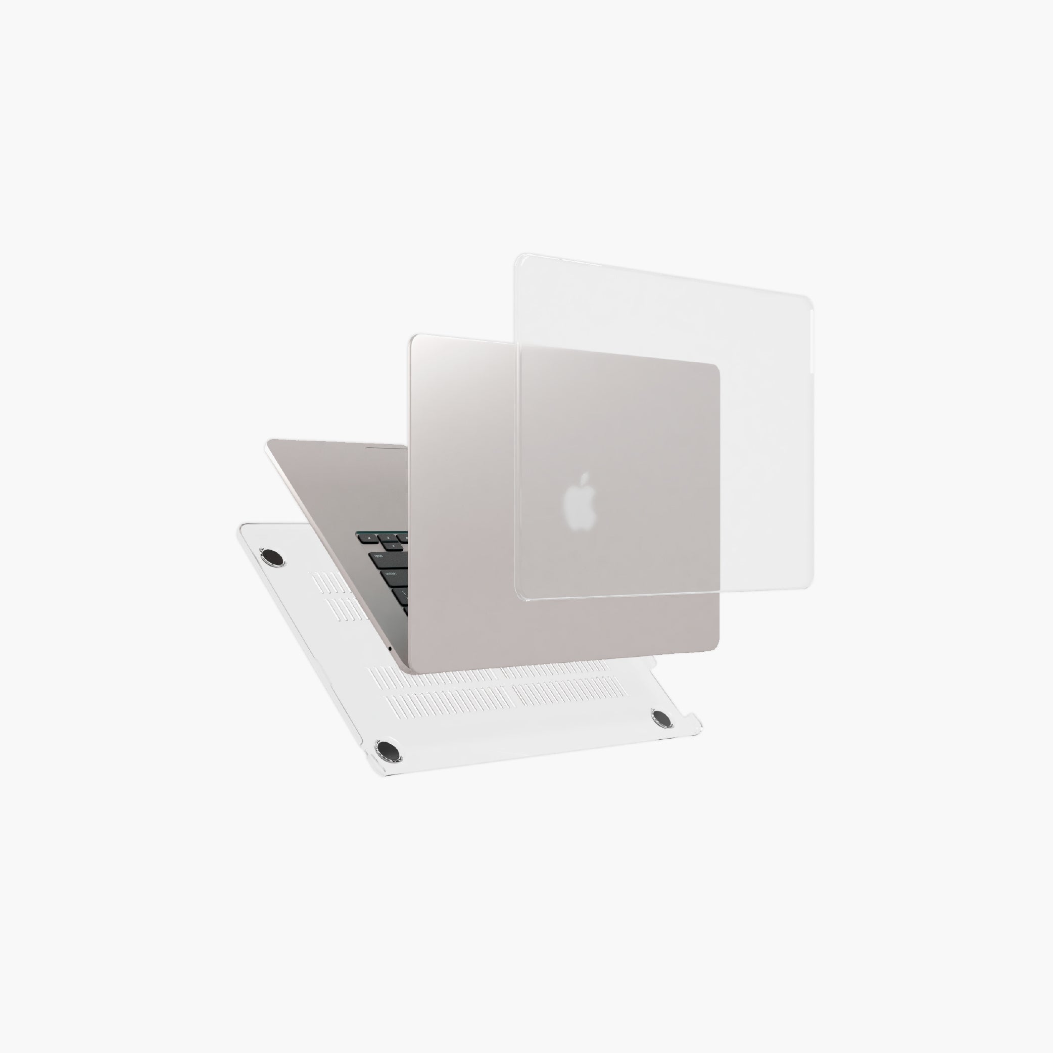 Despiece HardCase para MacBook Air 15.3-inch 2023 M2 Chip Color Transparante