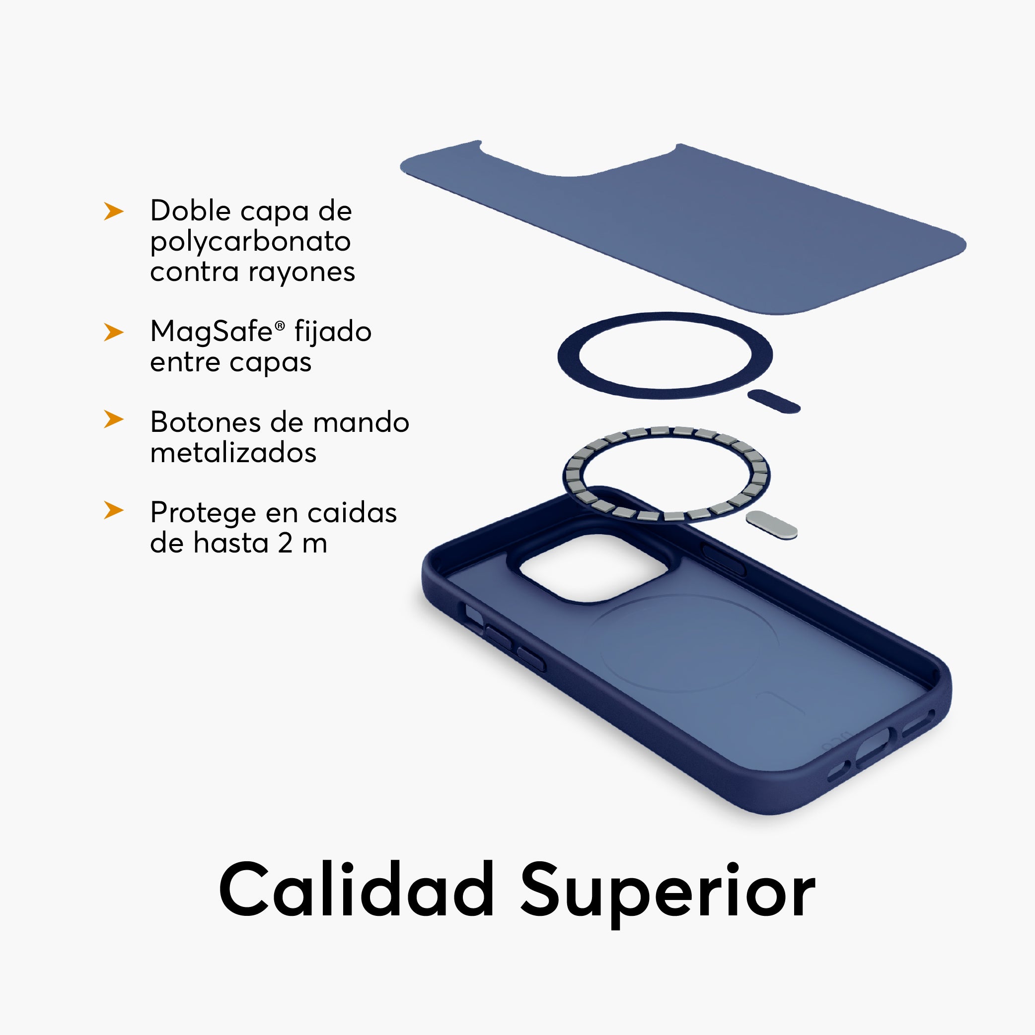 Combo SafeCase Lite + GlassGuard para iPhone 15