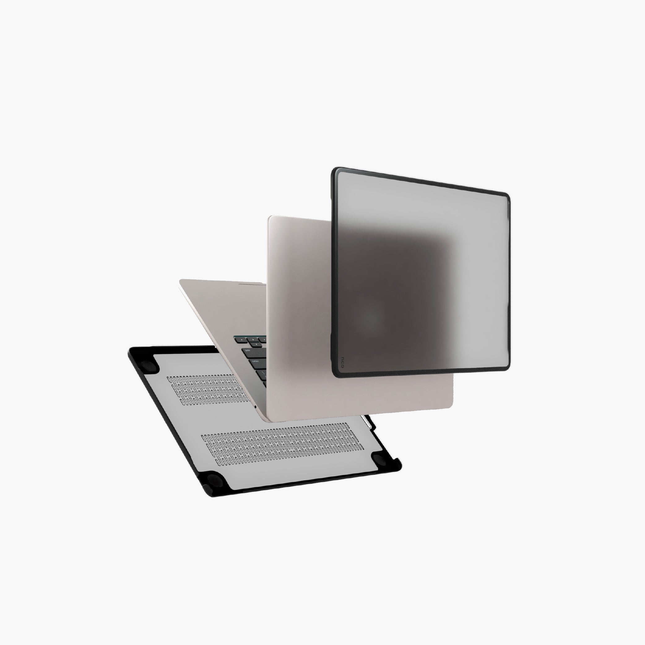 Despiece HardCase Shock para MacBook Air 15.3-inch 2023 M2 Chip Color Negro