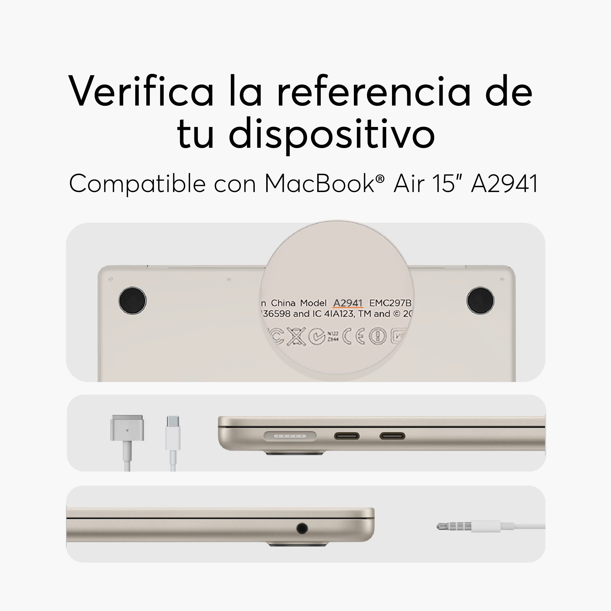 Compatibilidad HardCase Shock para MacBook Air 15.3-inch 2023 M2 Chip