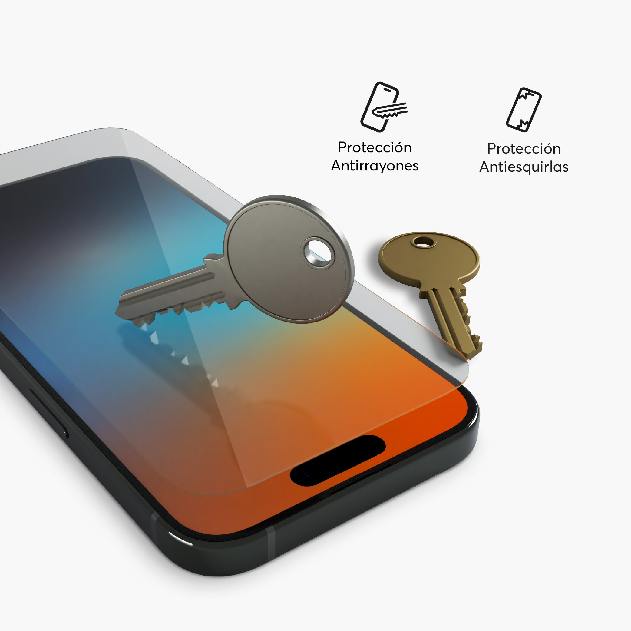 Protector de pantalla para iPhone 15 Pro dispositivo iphone 15 pro