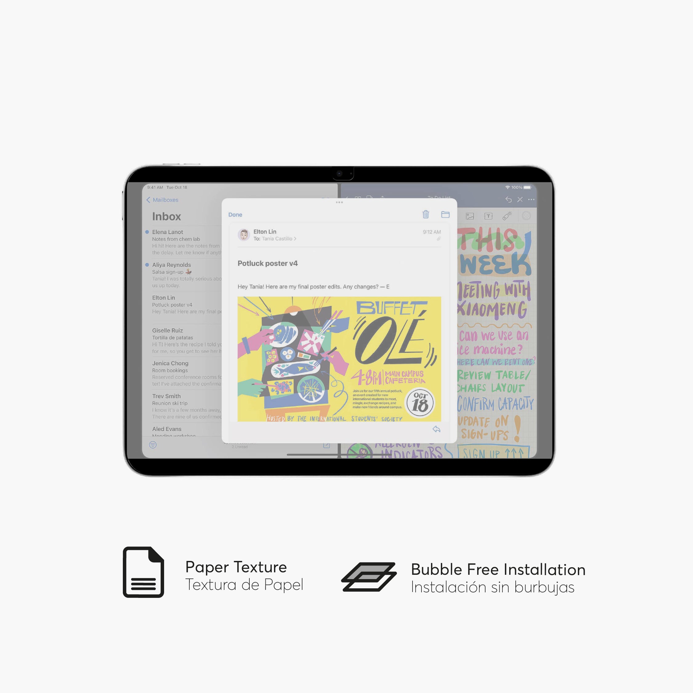 PaperFilm para iPad dispositivo ipad 10th gen 10.8"