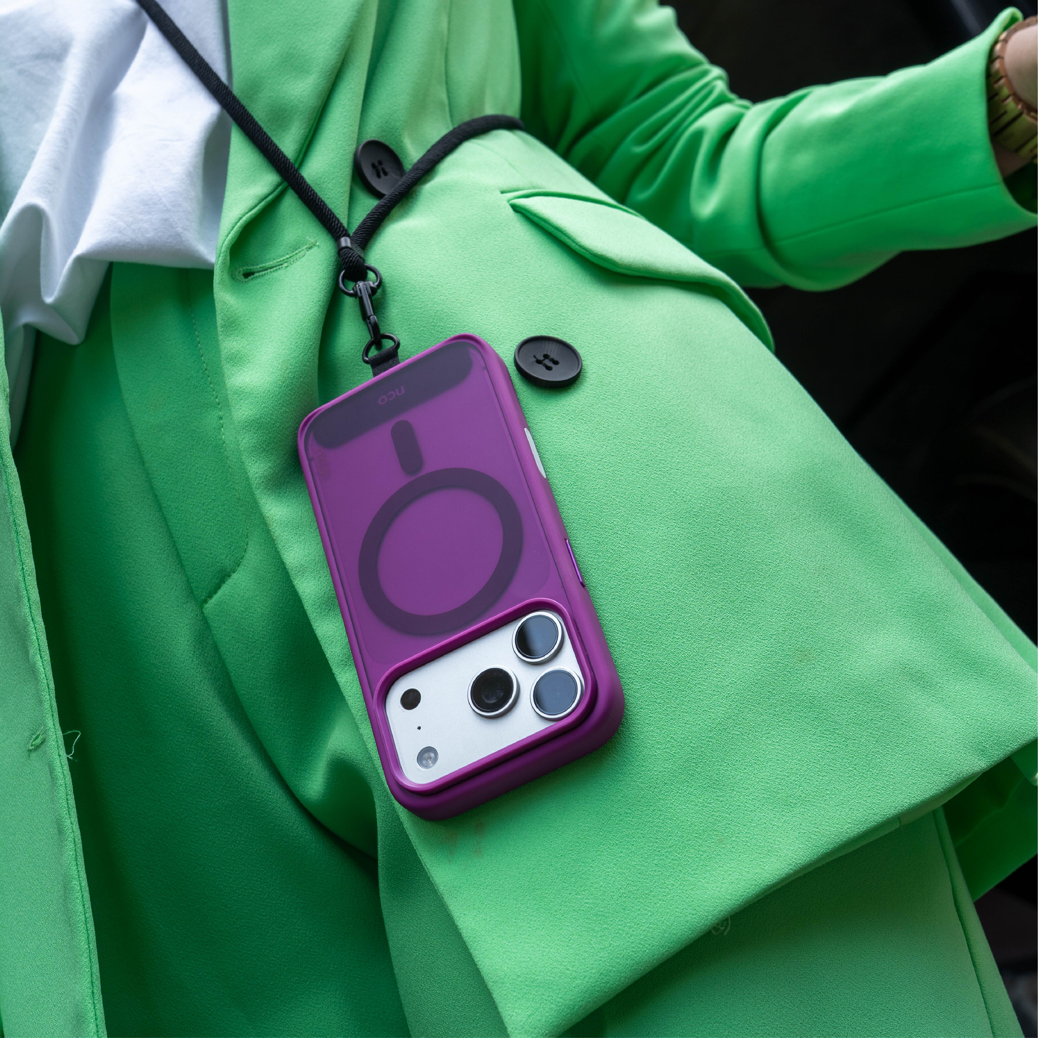 Funda SafeCase Lite para iPhone 17 Pro disponible en color magenta vibrante