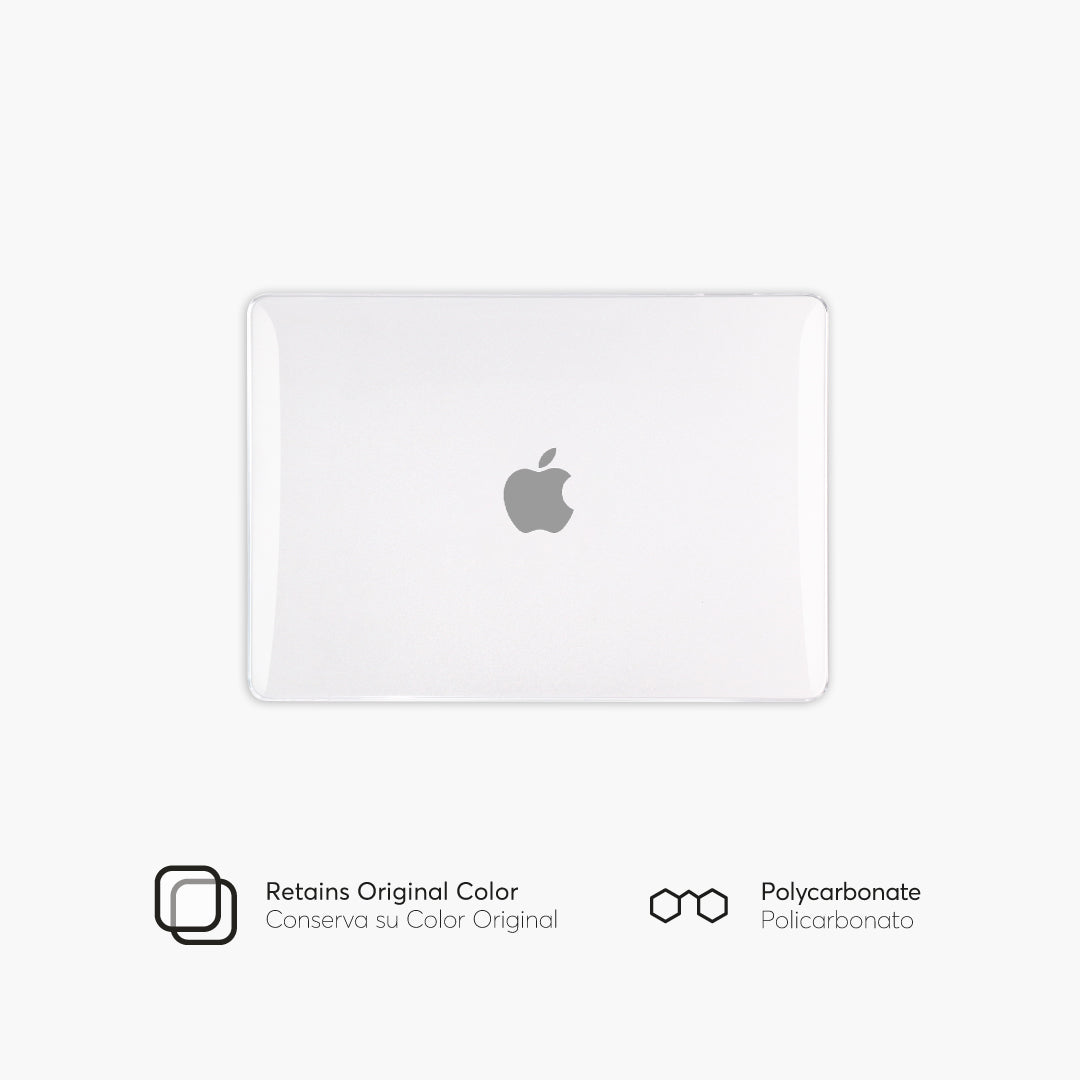 HardCase para MacBook Air 13.6-inch 2022 M2 Chip Superior Color Transparante