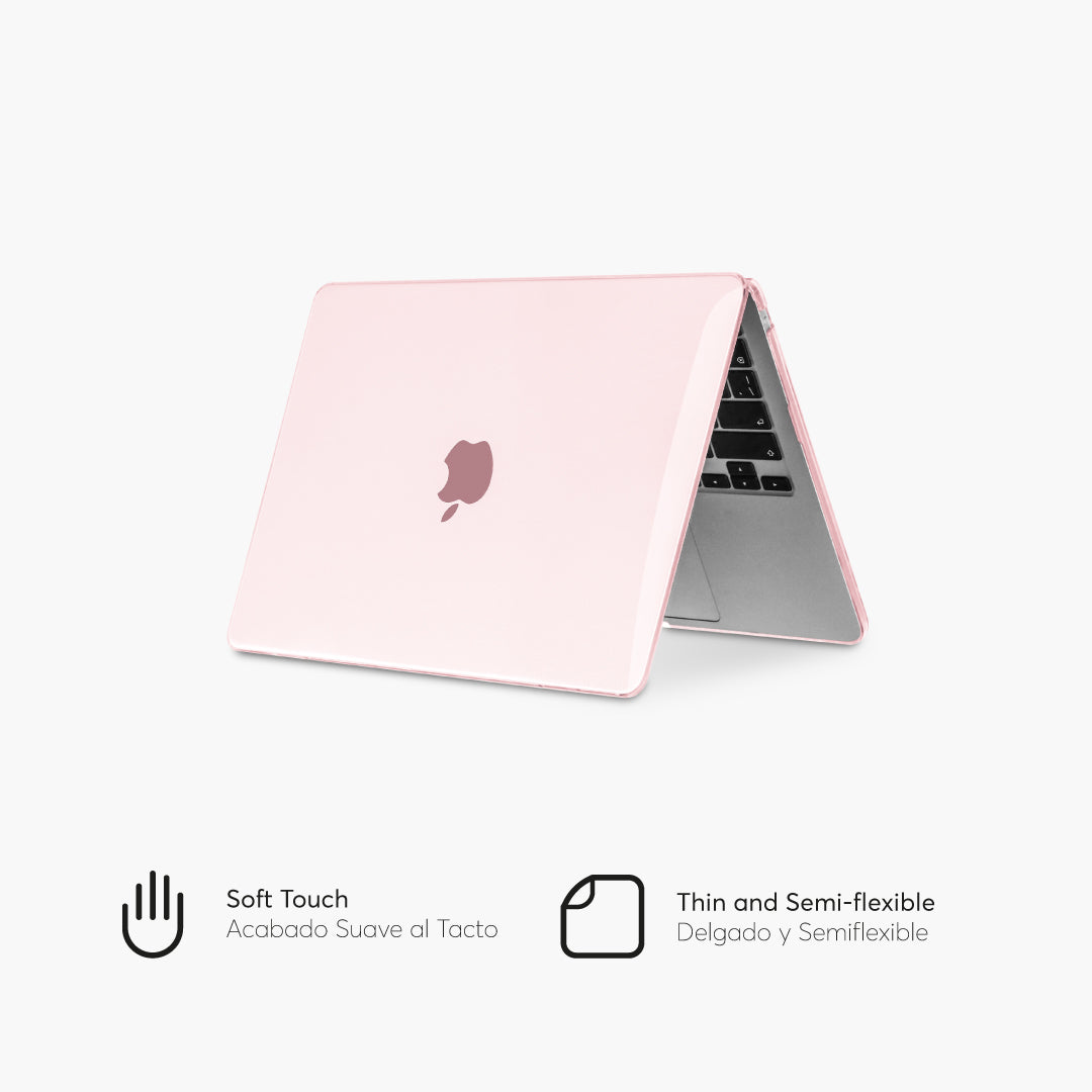 HardCase para MacBook Air 13.6-inch 2022 M2 Chip Lateral Color Rosado