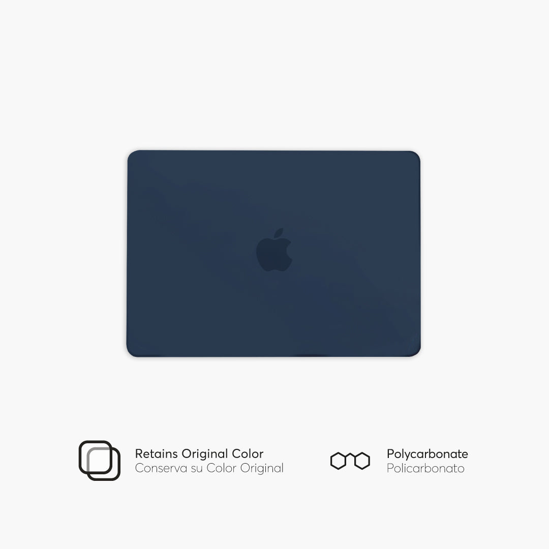 HardCase para MacBook Air 13.6-inch 2022 M2 Chip Superior Color Azul Naval